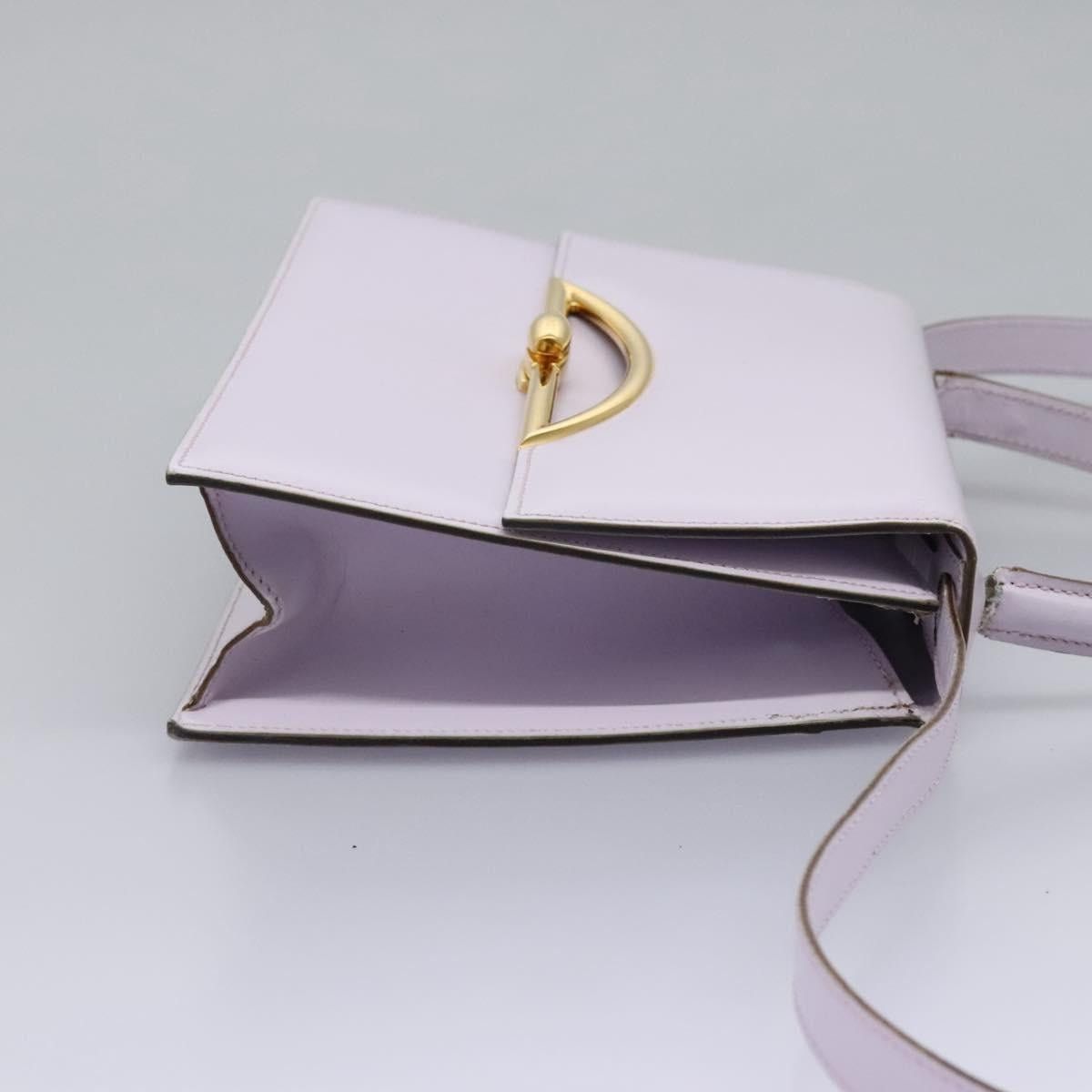 Celine CELINE Hand Bag Leather Purple Gold Size ONE SIZE - 5 Thumbnail