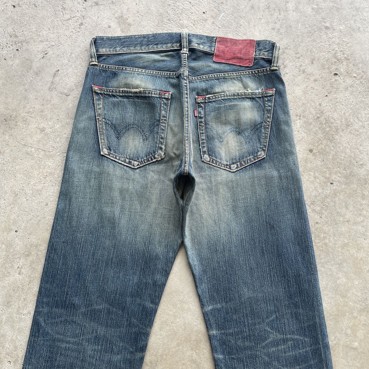 Japanese Brand Vintage Edwin 504 Distressed Mudwash Faded Pants Jeans W34 Size US 34 / EU 50 - 9 Thumbnail