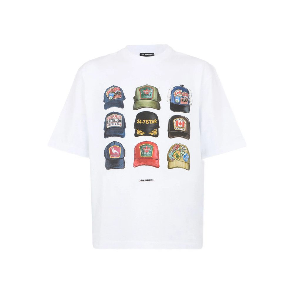Dsquared2 Dsquared2 WHITE T-Shirts & Vests - T-Shirts Size US XXL / EU 58 / 5 - 1 Thumbnail
