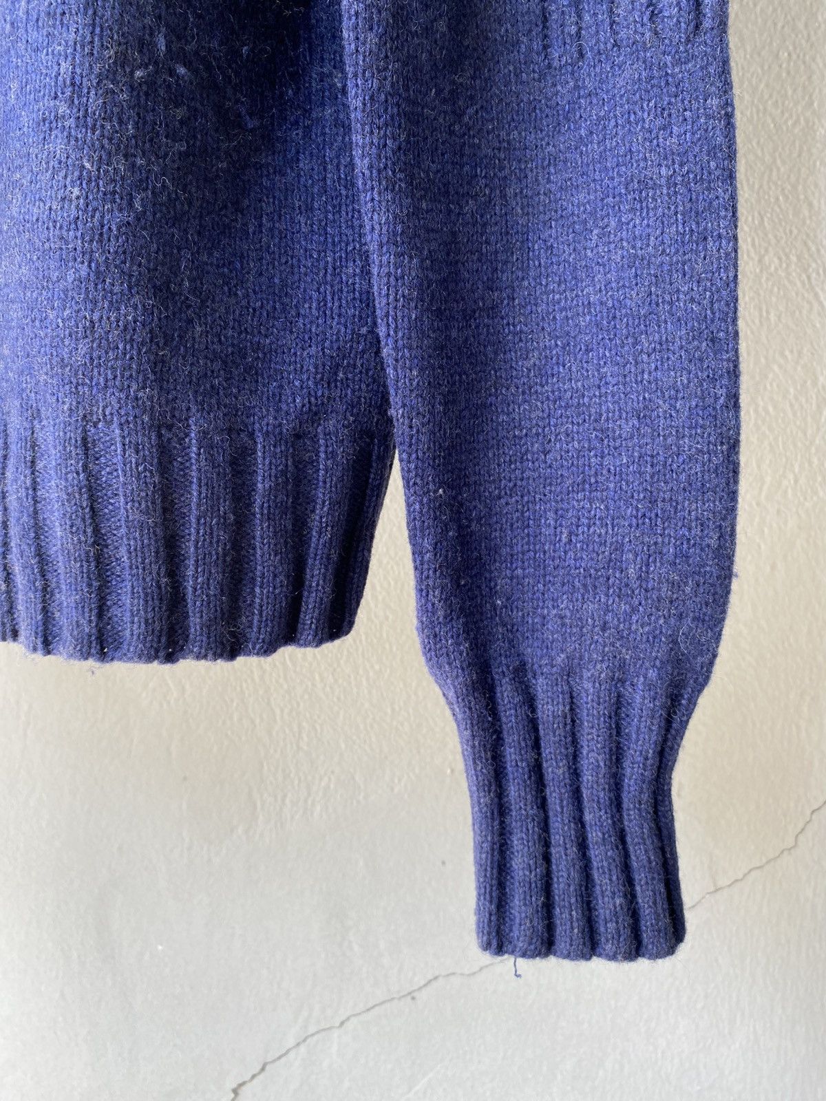 Darn Tough × Designer TOUGH JEANS Indigo Denim Patch Knit Size US XL / EU 56 / 4 - 5 Thumbnail