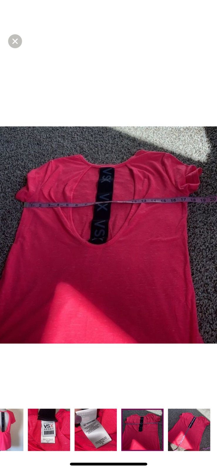 Victoria's Secret Victoria’s Secret sport small cutout pink top Size S / US 4 / IT 40 - 3 Thumbnail