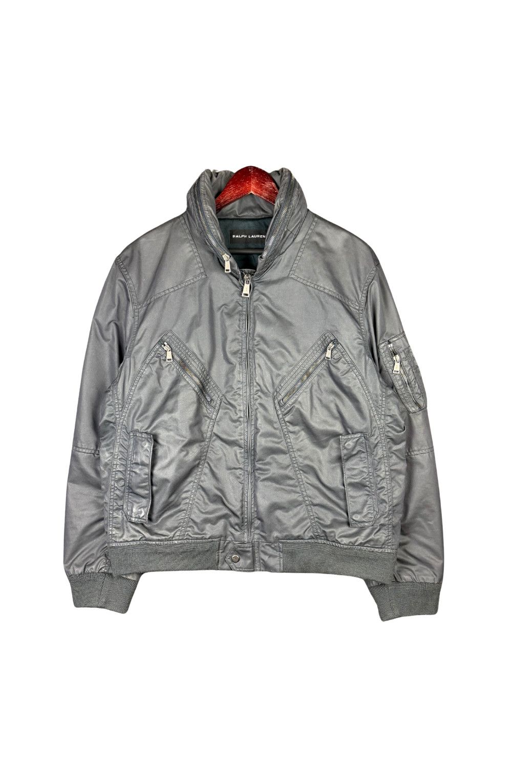 Ralph Lauren Black Label fw10 Ralph Lauren Black Label Technical Bomber Jacket Size US XL / EU 56 / 4 - 1 Thumbnail