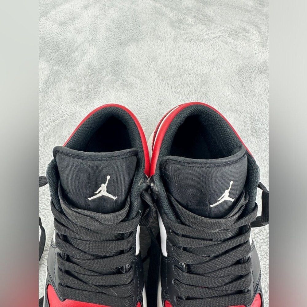 Jordan Brand Nike Air Jordan 1 Low "Bred Toe" men's size 9 US 553558-612 Size US 9 / EU 42 - 5 Thumbnail
