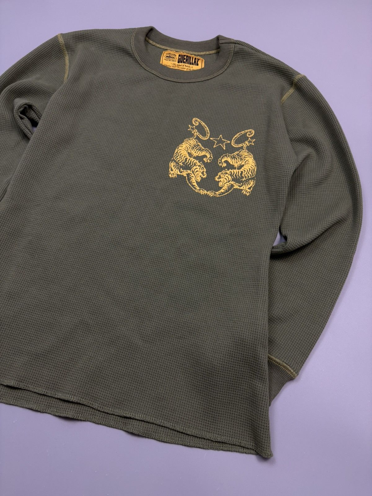 Corteiz Corteiz Tiger Contrast Waffle Longsleeve Size US M / EU 48-50 / 2 - 4 Thumbnail