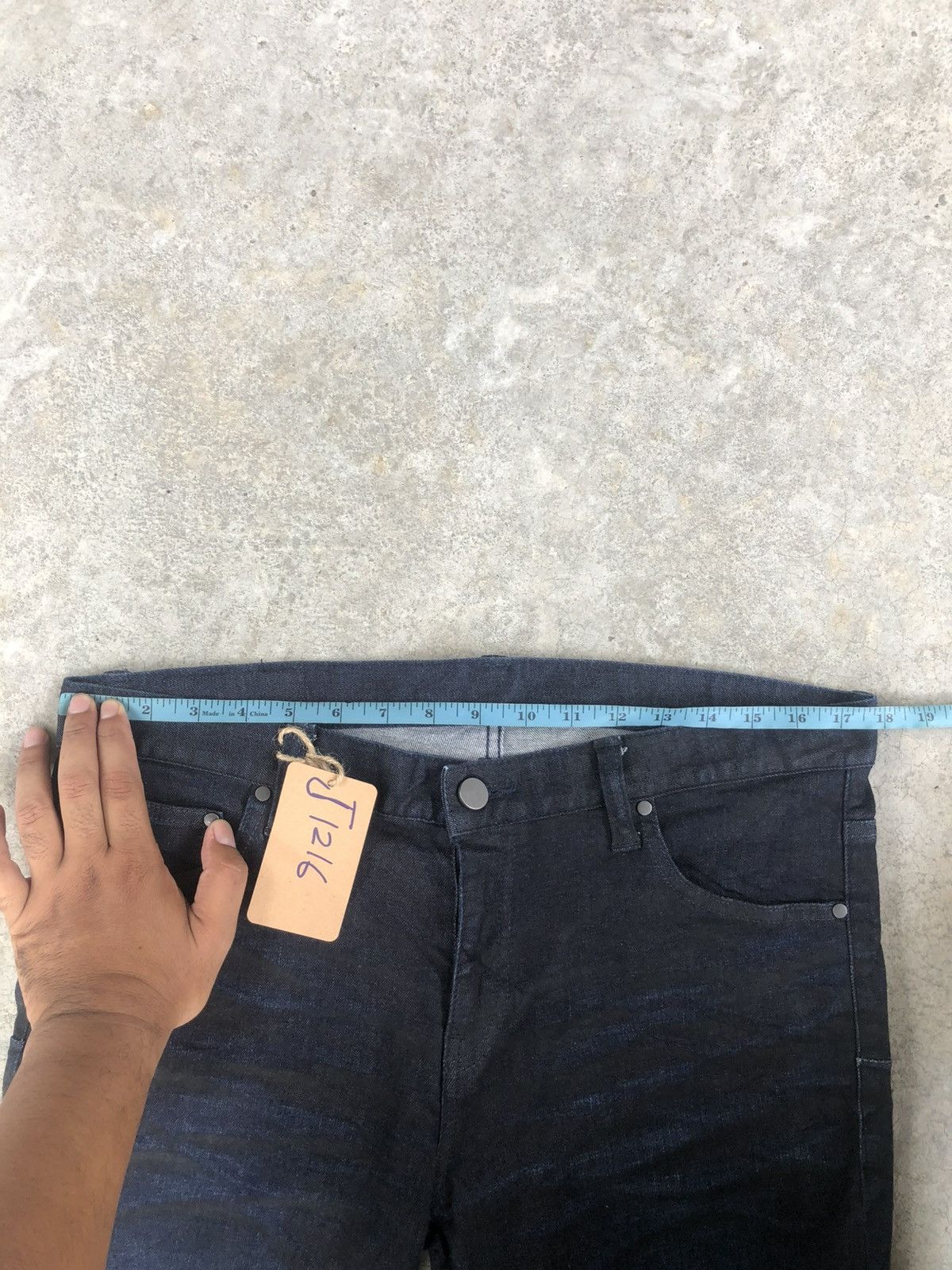 Tornado Mart Japanese Tornado Mart Skinny Jeans Wax Size US 35 - 22 Thumbnail