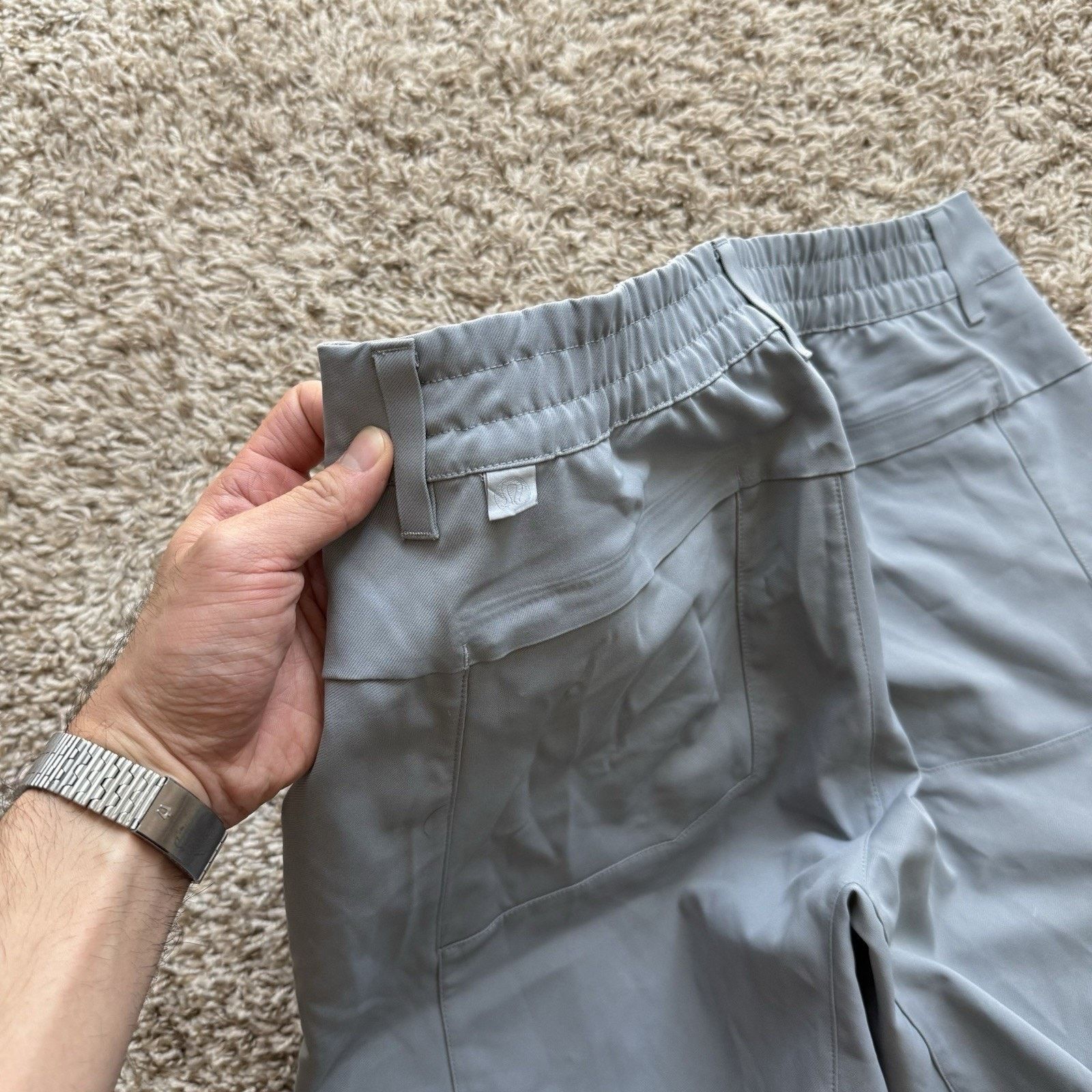 Lululemon Lululemon Pants Men’s 32 Rhino Gray Fixed Waist Cargo 32 Size US 32 / EU 48 - 7 Thumbnail