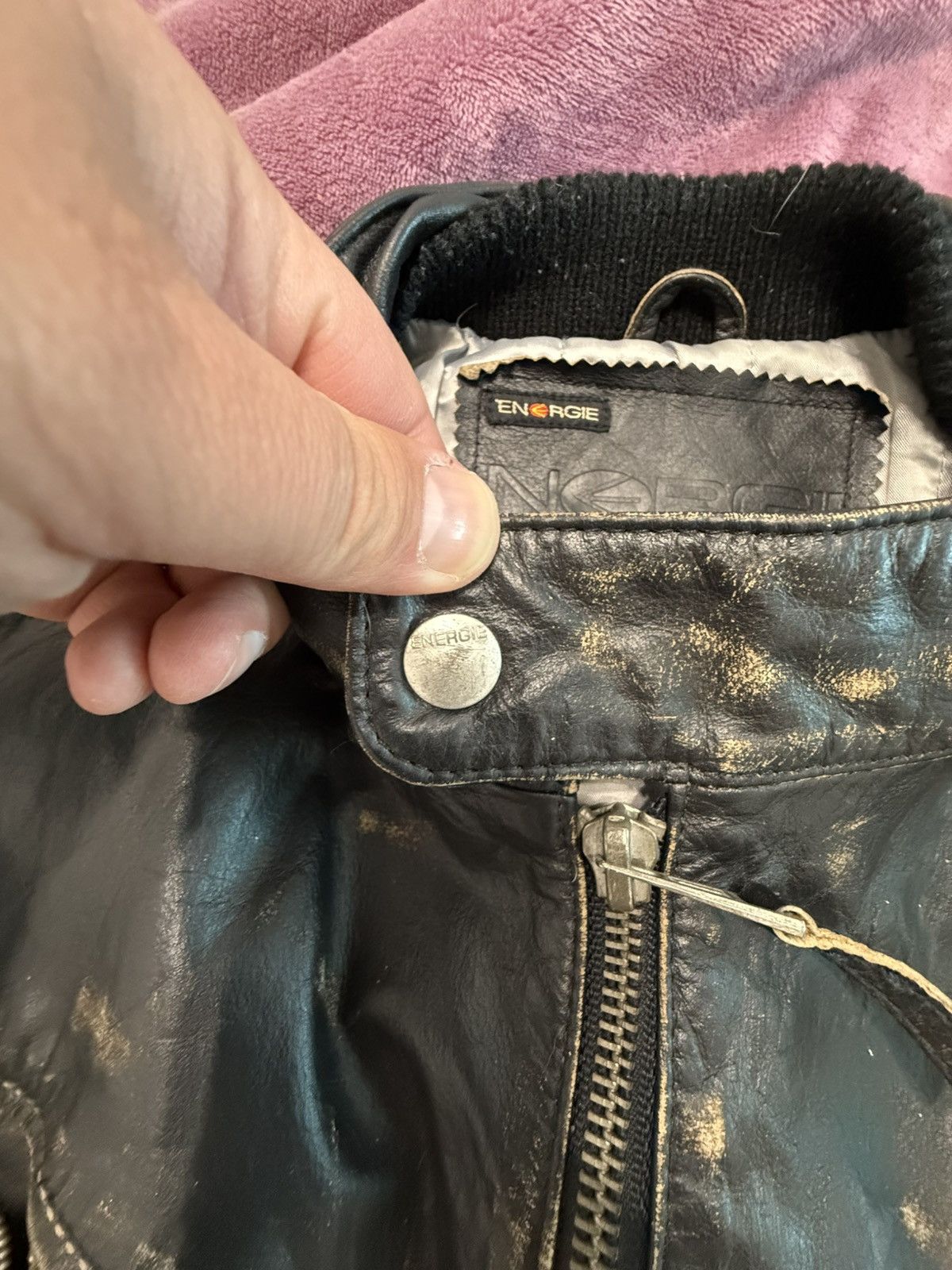 Energie Energie leather jacket Size US XL / EU 56 / 4 - 6 Thumbnail