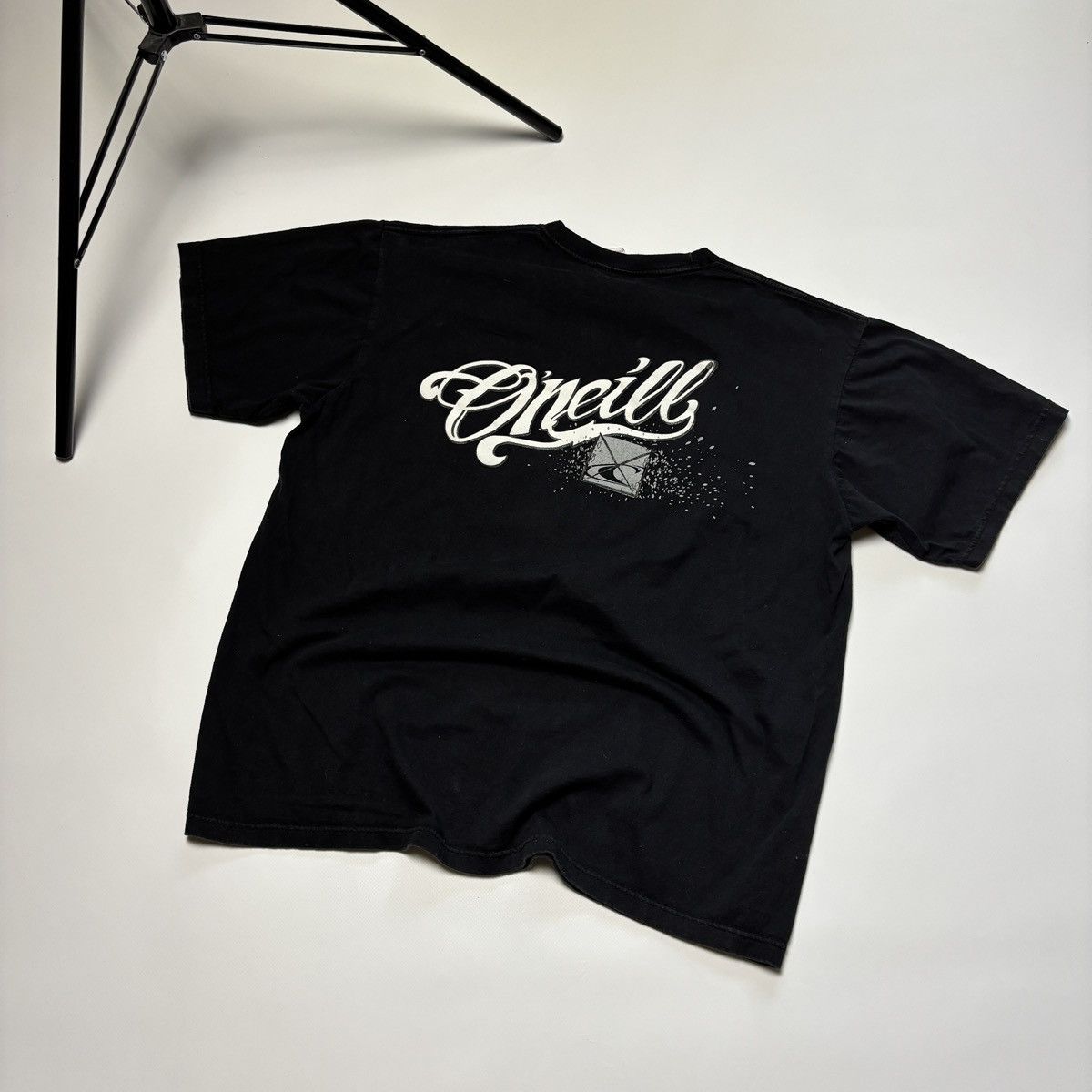 O'Neill × Vintage crazy y2k o’neill faded black t-shirt 90s surf style Size US L / EU 52-54 / 3 - 4 Thumbnail