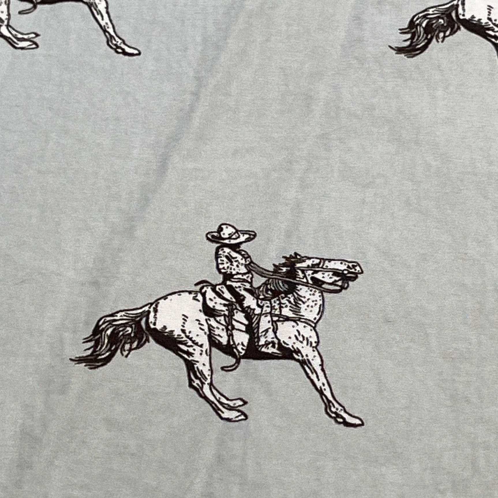Vintage Kennington Shirt Men’s 2XL Short Sleeve Button-Up Western COWBOY HORSE Cotton 2X Very Light Green Retro 90s Beach Outdoor Pockets Mens Size US XXL / EU 58 / 5 - 3 Thumbnail