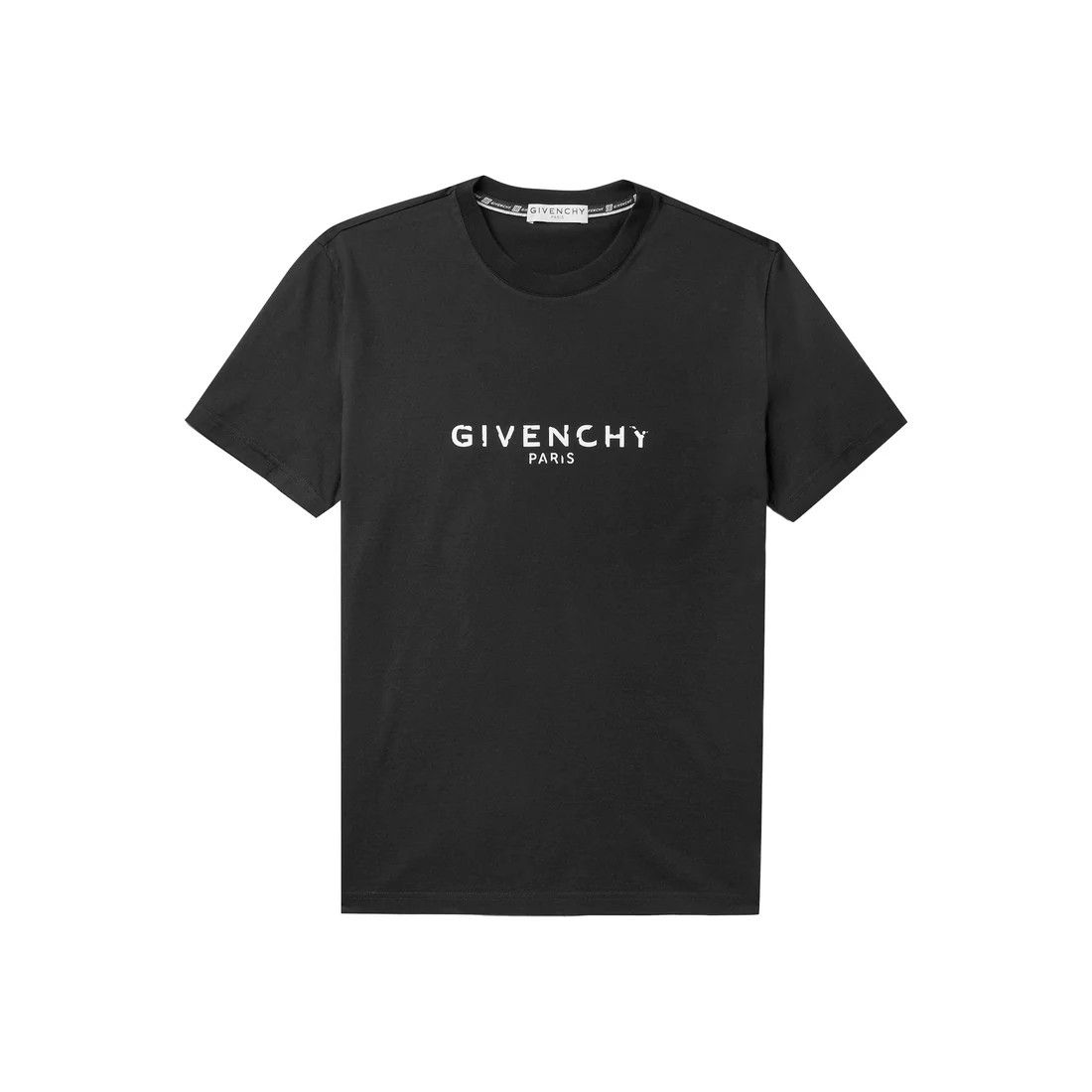 Givenchy o1w1db10325 Layers Oversized Hole T-Shirt in Black Size US M / EU 48-50 / 2 - 1 Thumbnail