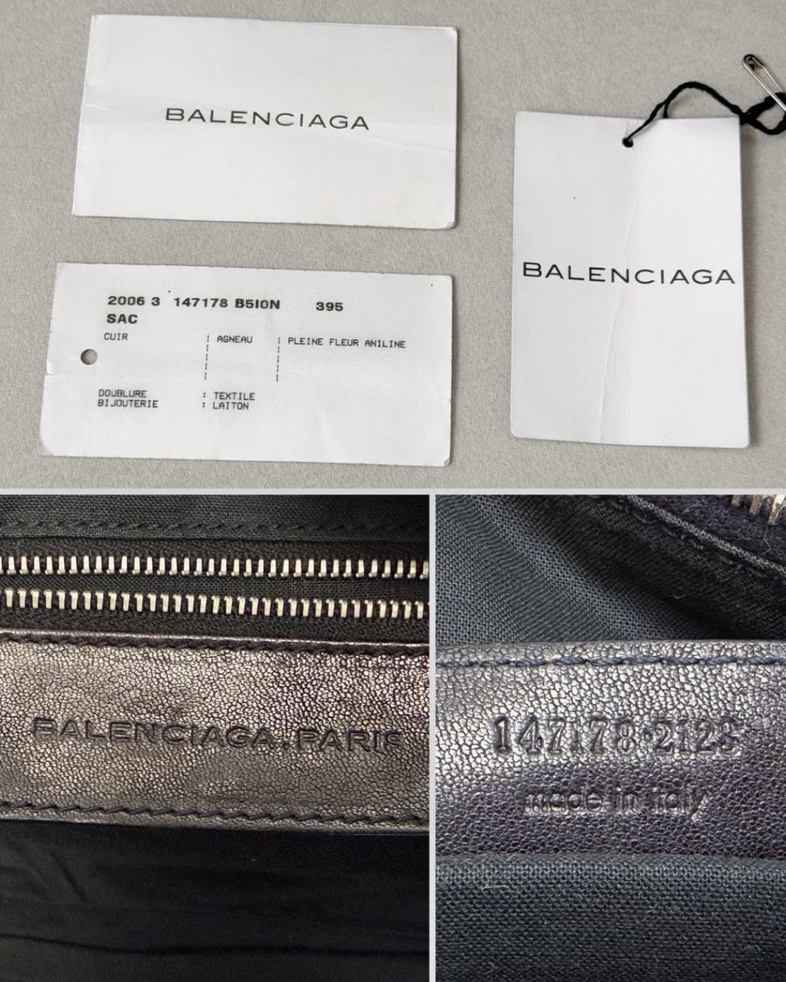 Balenciaga Balenciaga City Hold-All Leather Duffle Bag Size ONE SIZE - 7 Thumbnail