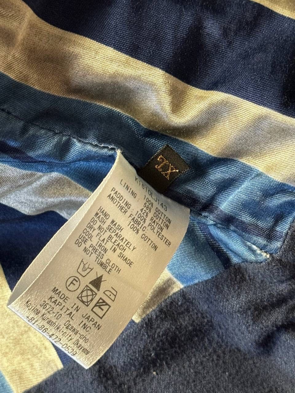 Kapital × Kapital Kountry Kapital Quilted Indigo Samu Blouson Size US XL / EU 56 / 4 - 5 Thumbnail