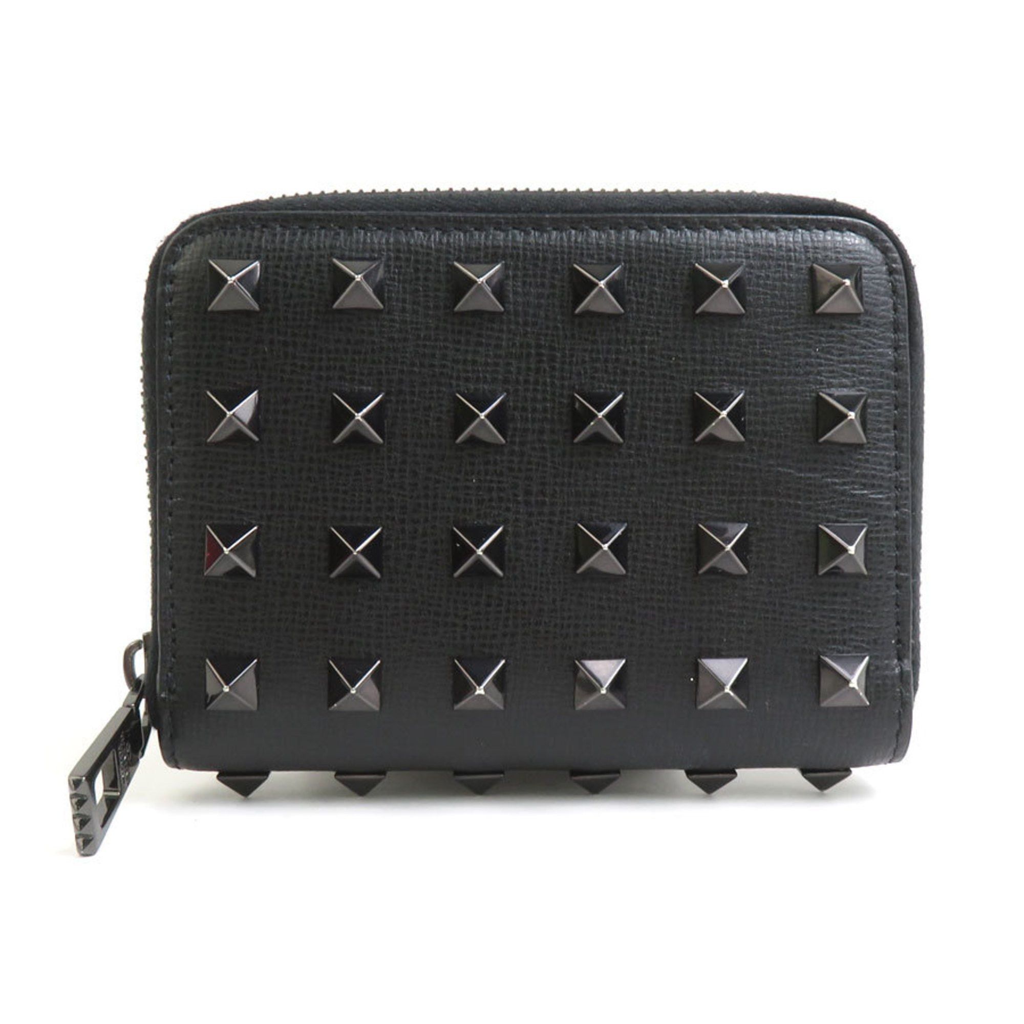 Valentino Valentino Garavani Wallet/Coin Case Shoulder Wallet Leather Black Men's Women's 55870i Size ONE SIZE - 1 Thumbnail