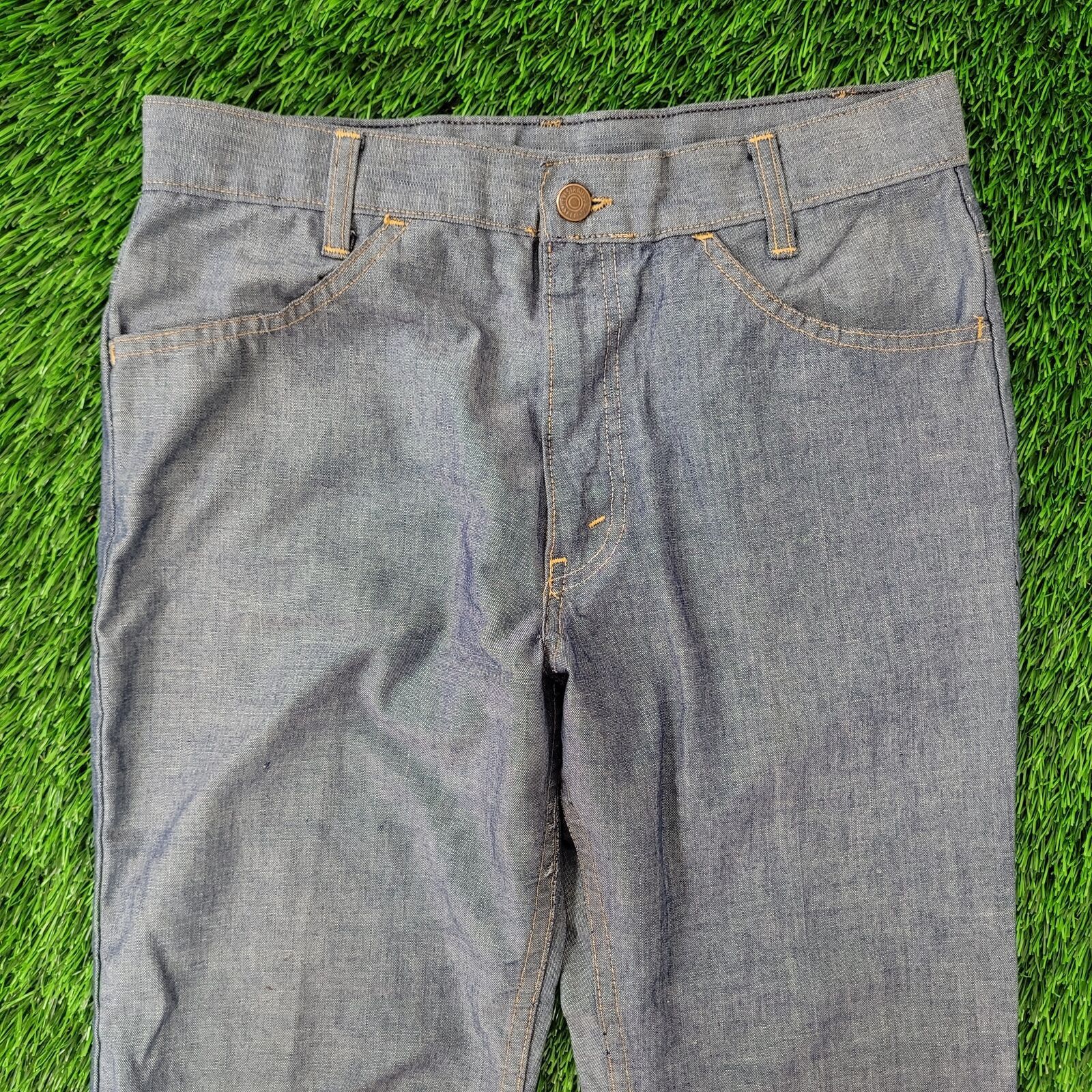 Levi's VTG 70s Levis Orange Tab Flares 30x26 Talon Bell Bottoms Size US 30 / EU 46 - 2 Thumbnail