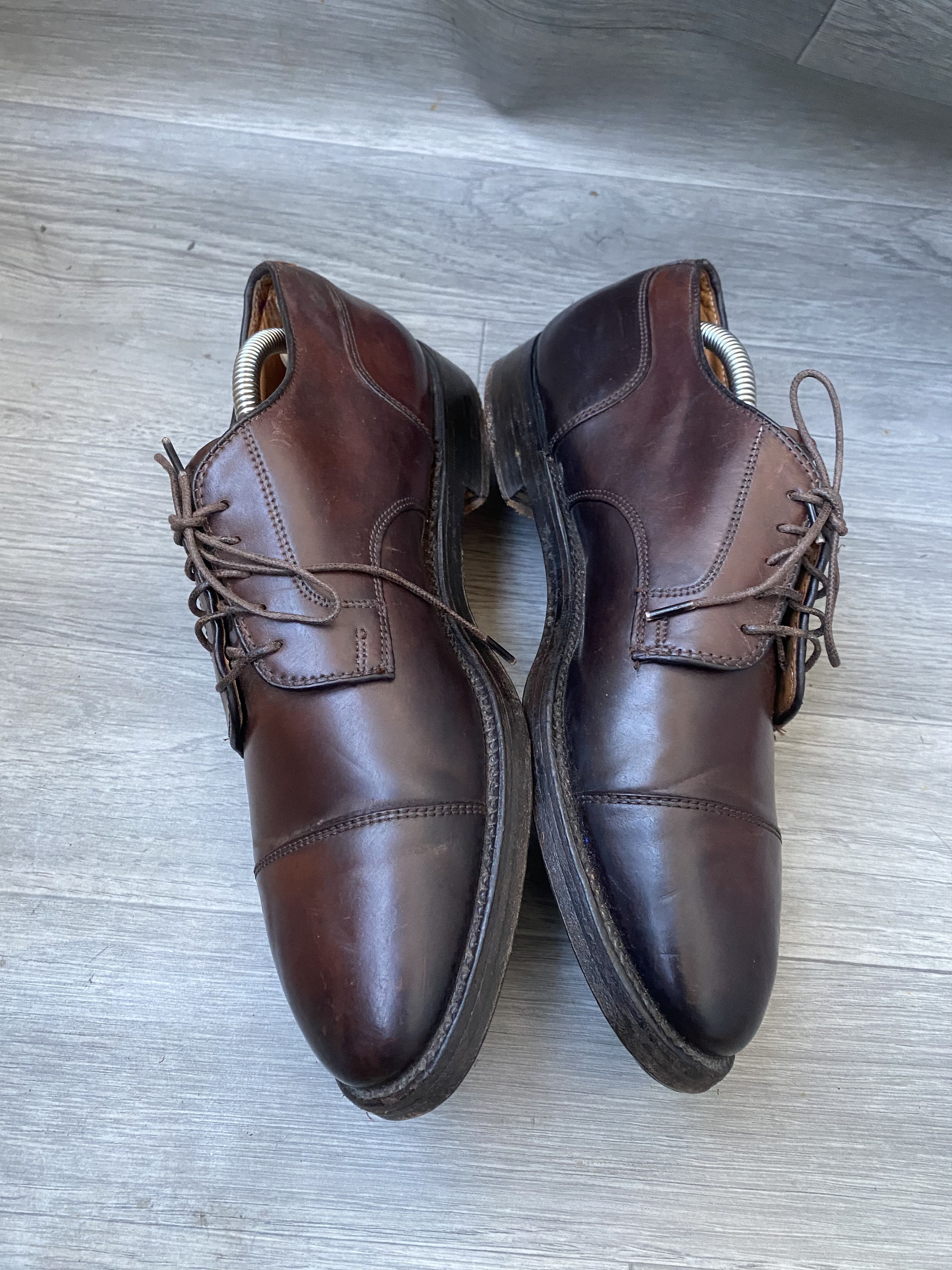 Alden Alden cap-toe shell cordovan dress oxford shoes sz 7.5 Size US 7.5 / EU 40-41 - 10 Thumbnail