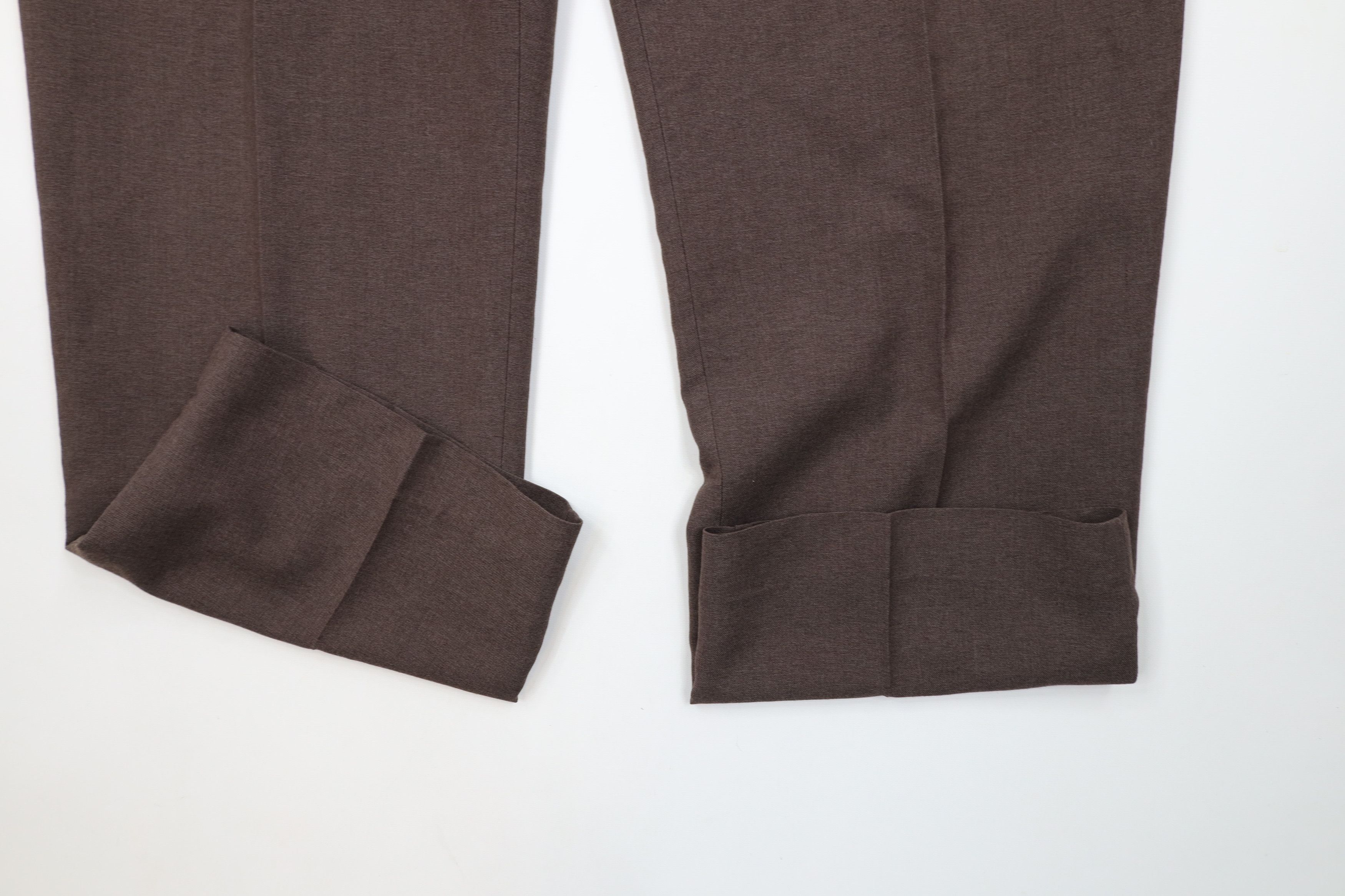 Vintage Vintage 70s Streetwear Flared Wide Leg Chino Pants Brown USA Size US 42 / EU 58 - 5 Thumbnail