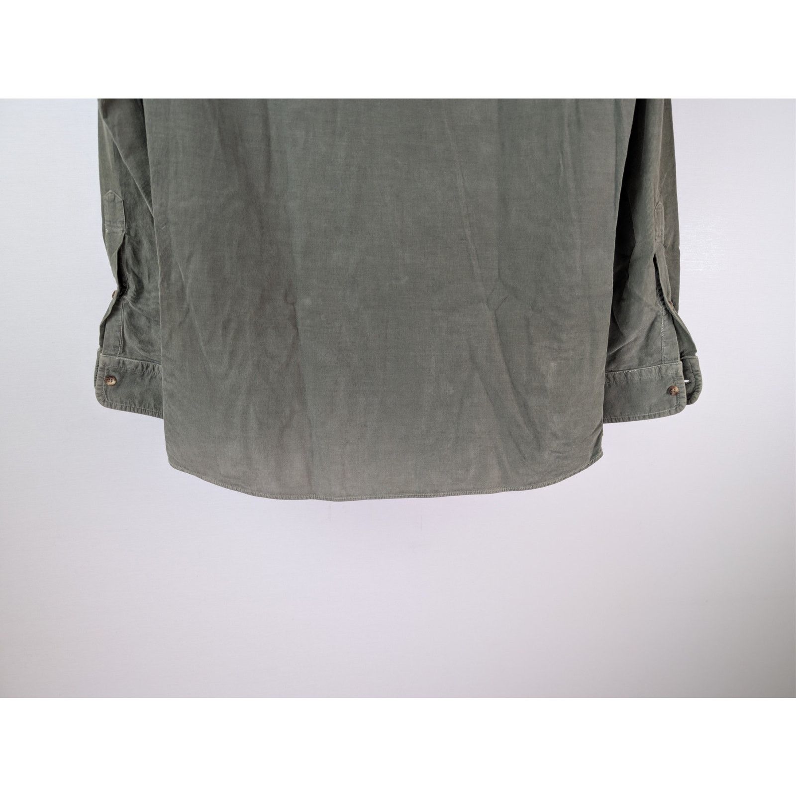 Brunello Cucinelli o1rshd1 CC20 Leisure Fit Button up Shirt in Olive Size US M / EU 48-50 / 2 - 12 Thumbnail