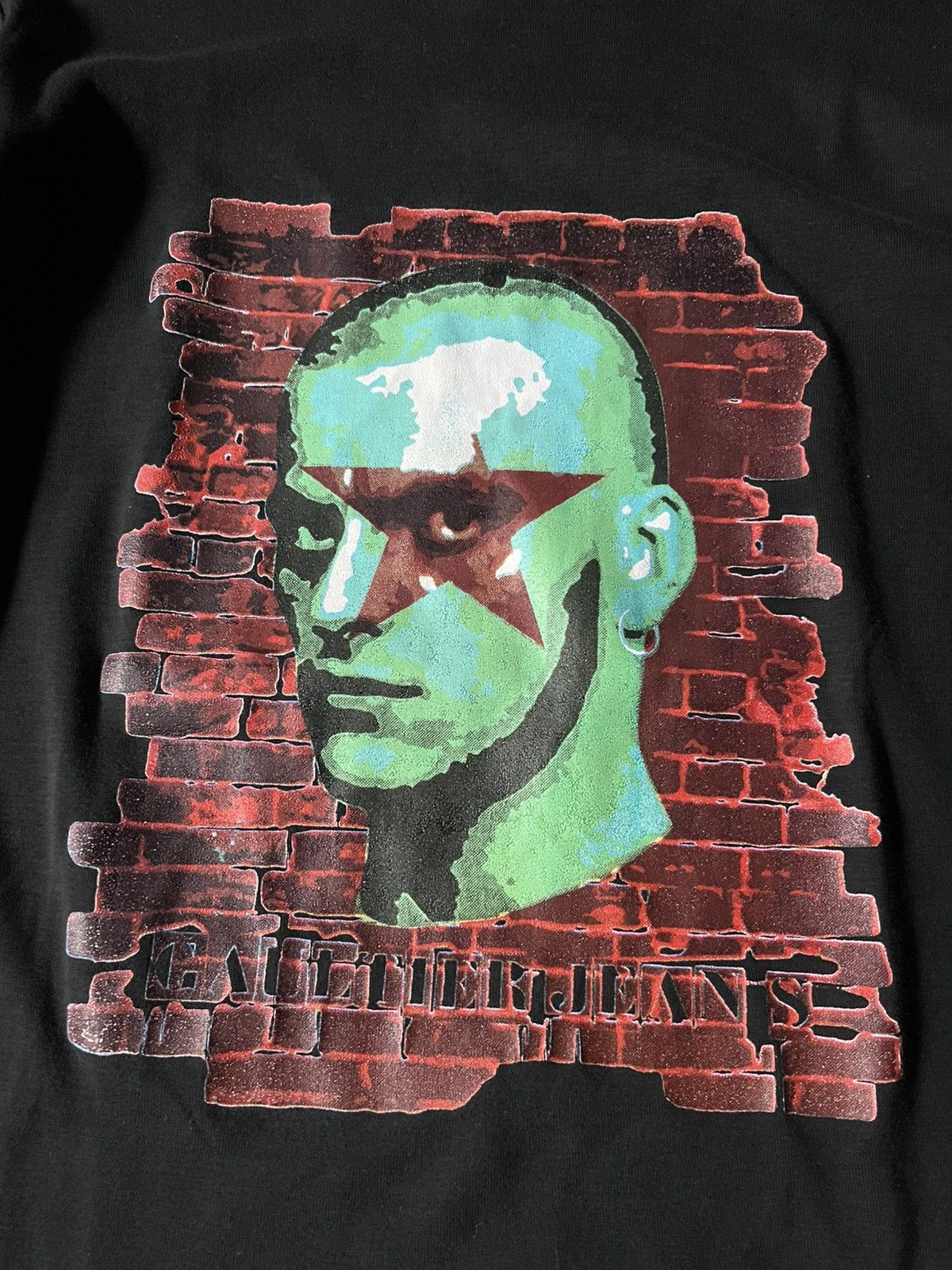 Jean Paul Gaultier Jean Paul Gaultier black long sleeve face JPG Size US M / EU 48-50 / 2 - 2 Thumbnail