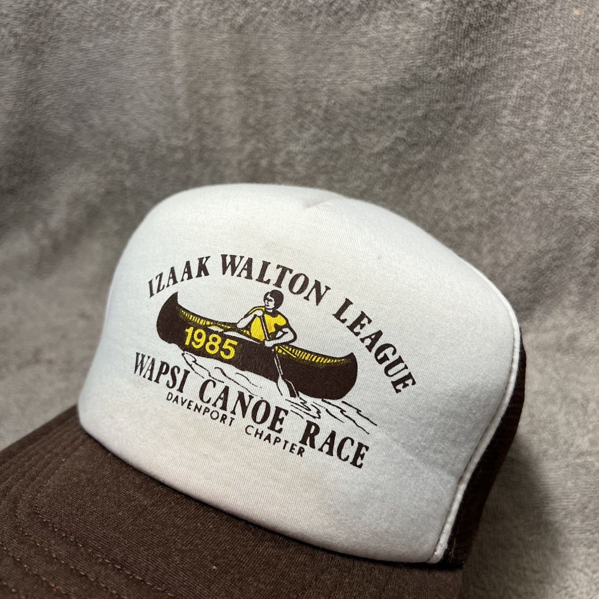 Vintage Vintage 80s Izaak Walton League Mesh Trucker Hat SnapBack Size ONE SIZE - 3 Thumbnail
