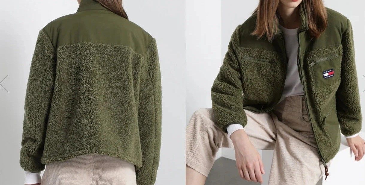 Tommy Hilfiger Tommy Hilfiger Jeans Womens Fleece Sherpa Jacket Size 2XL Size XXL / US 16-18 / IT 52-54 - 9 Thumbnail
