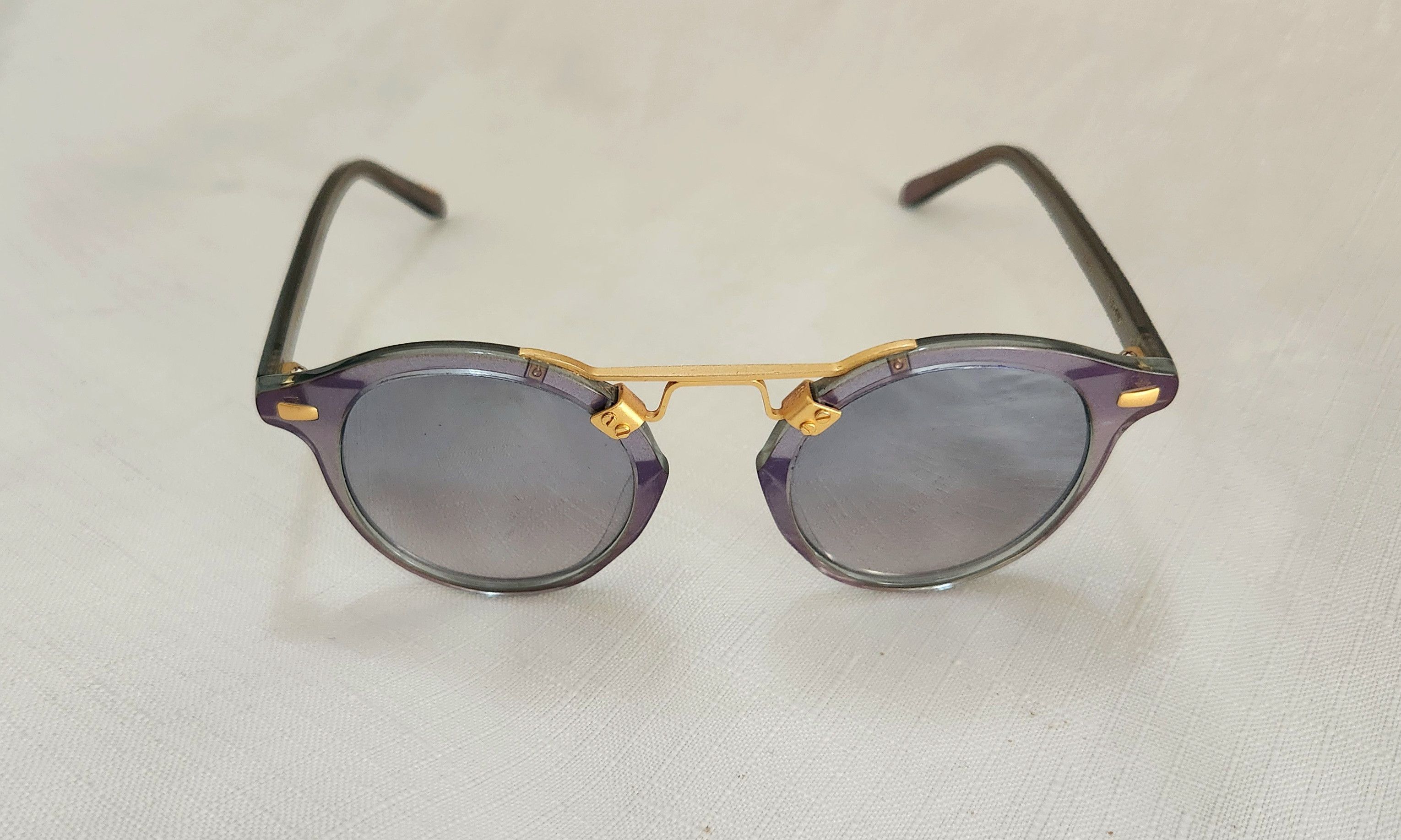 Krewe Krewe ST. LOUIS Matte Opaline to Crystal 24K Mirrored 46-23 Size ONE SIZE - 4 Thumbnail