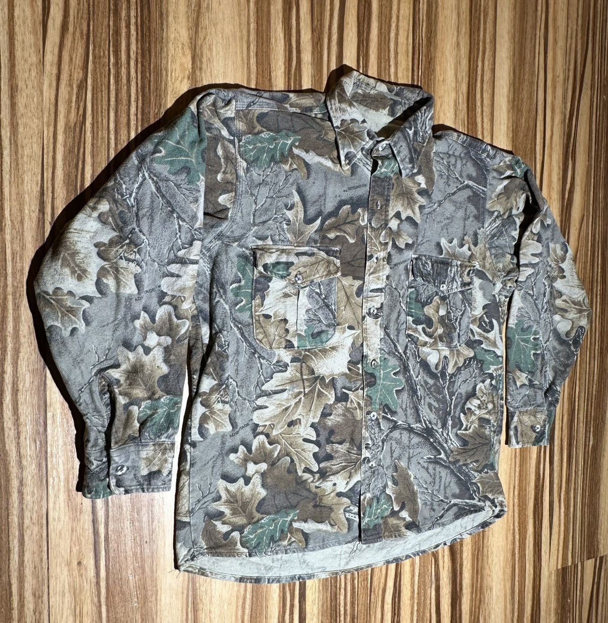 Other Vintage Advantage Camouflage Button-Up Shirt Size US L / EU 52-54 / 3 - 3 Thumbnail