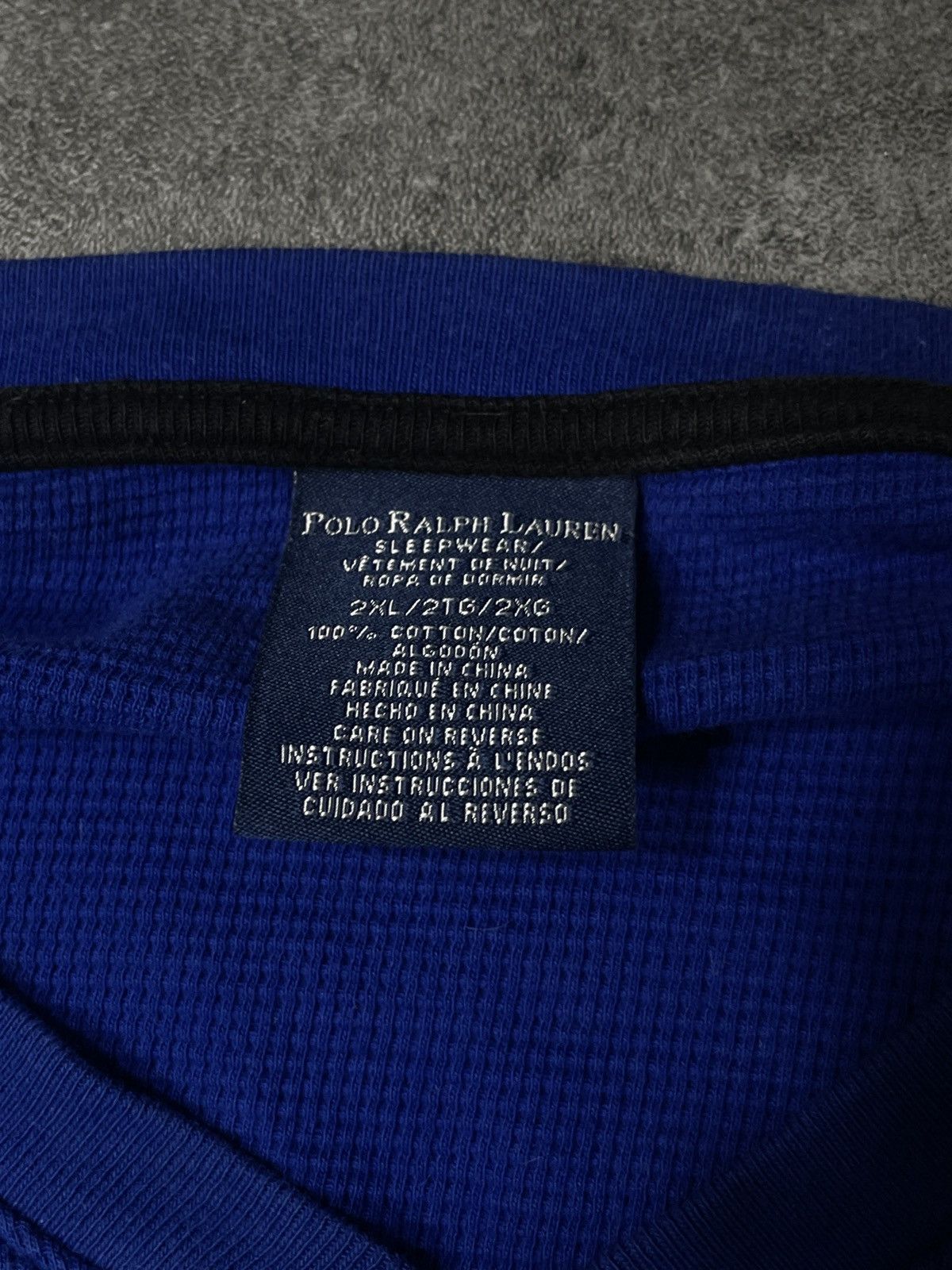 Polo Ralph Lauren 🔥RARE🔥Polo Ralph Lauren Vintage Y2K Sweatshirt Sleep Boxy Size US XXL / EU 58 / 5 - 4 Thumbnail