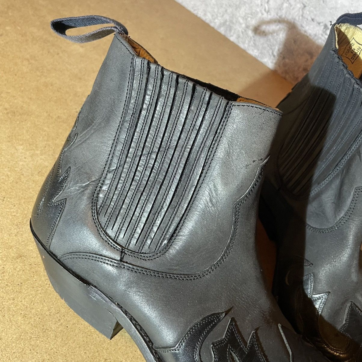 Sancho Boots Vintage Sancho Abarca Cowboy Boots Leather Size 38 Size US 6.5 / EU 39-40 - 18 Thumbnail
