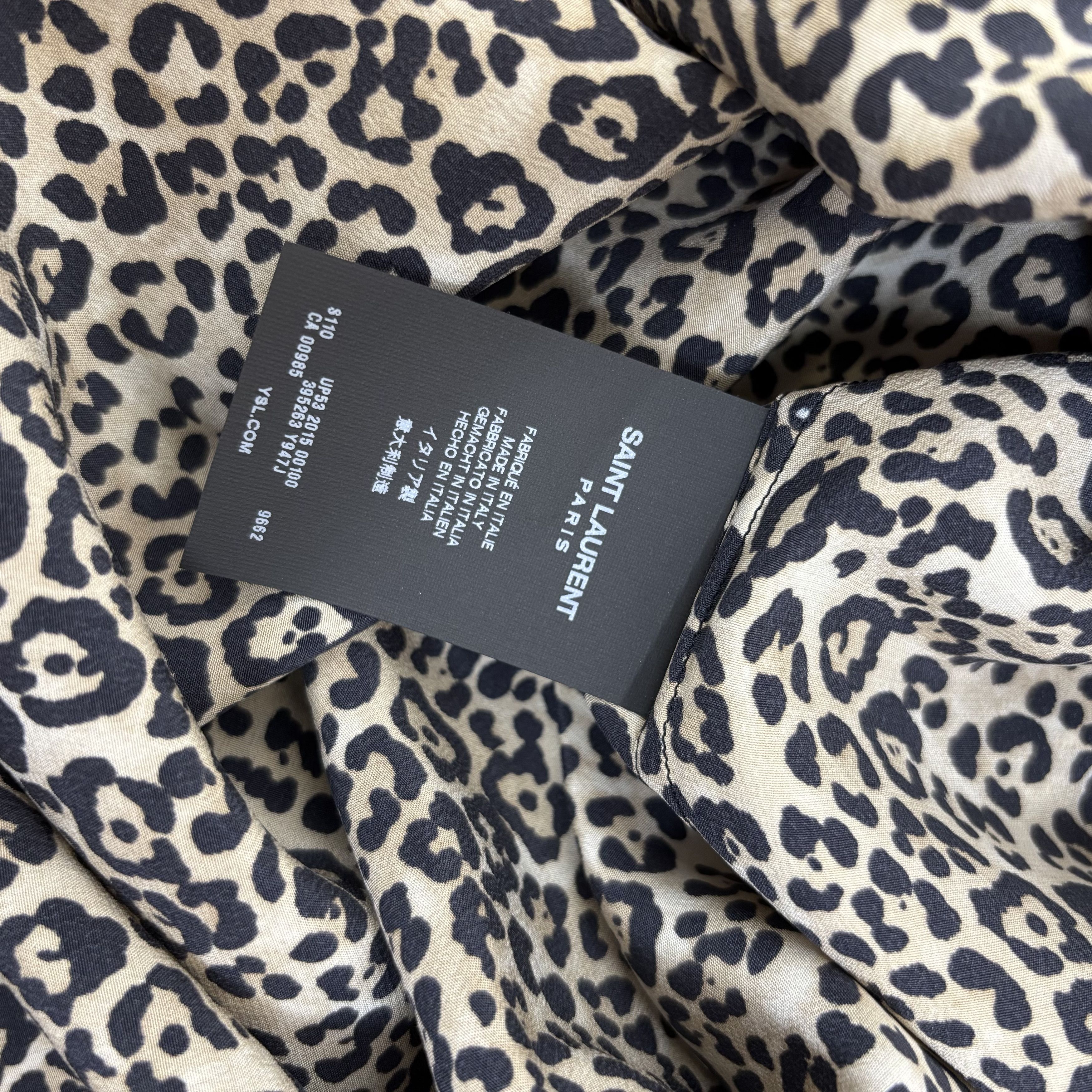 Saint Laurent Paris Saint Laurent Leopard Shirt Size US XL / EU 56 / 4 - 4 Thumbnail