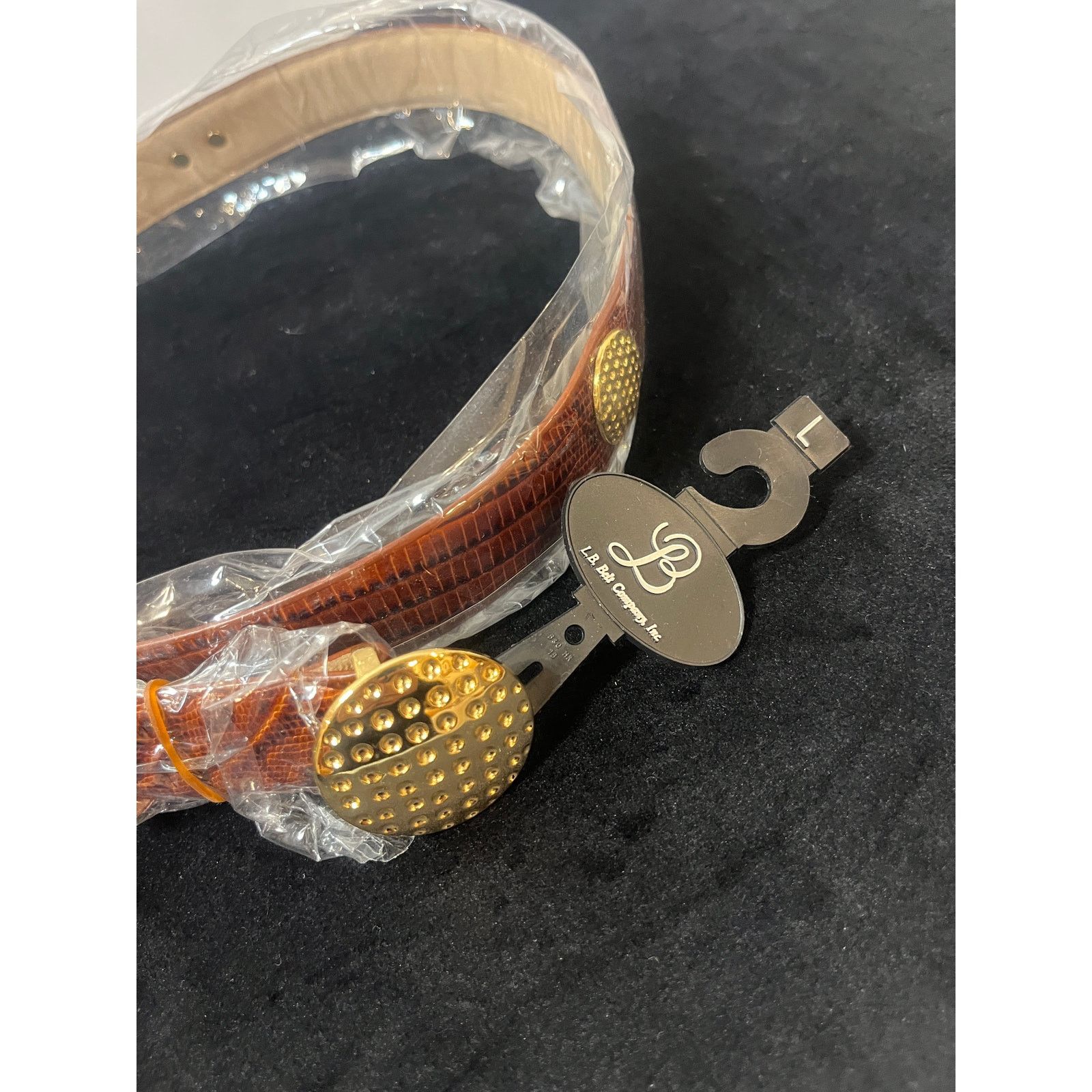 Other Women's Genuine Brown Italian Leather Belt Large NWT Size ONE SIZE - 2 Thumbnail