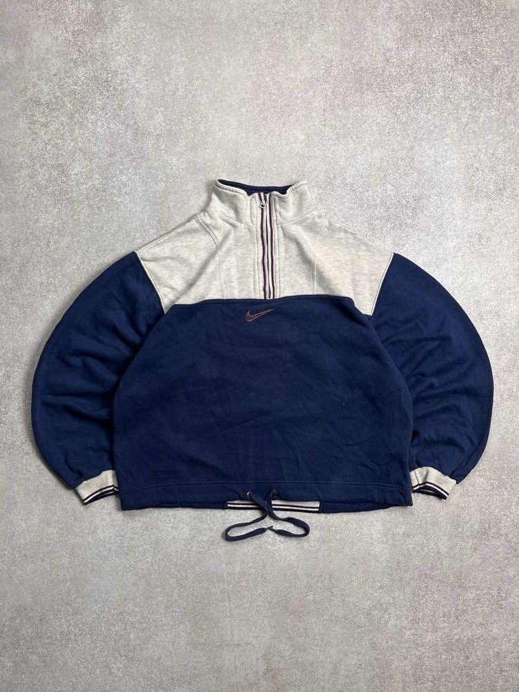Nike × Vintage Vintage Nike Oregon Boxy Zip Sweater Y2K S Size US S / EU 44-46 / 1 - 2 Thumbnail