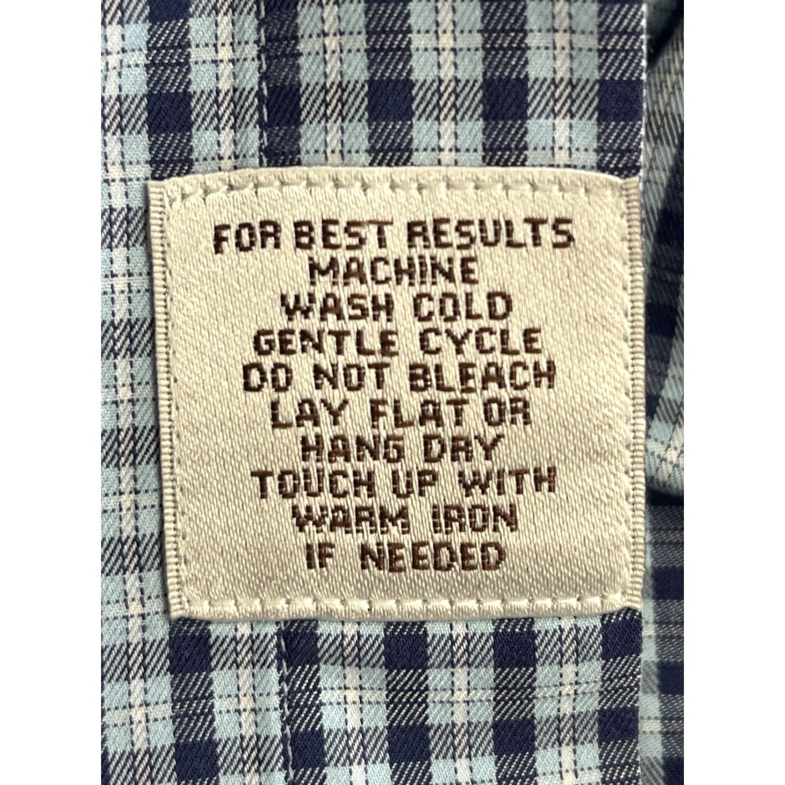 Peter Millar Peter Millar Men's Short Sleeve Button Up Shirt Large Blue Check Pattern Size US L / EU 52-54 / 3 - 6 Thumbnail
