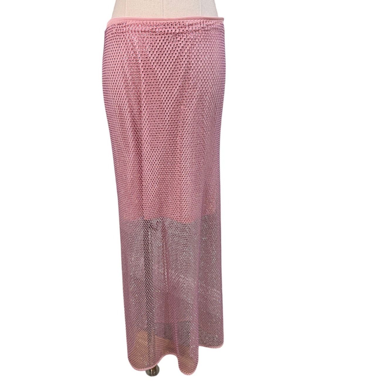 Alice + Olivia Alice + Olivia Maeve Crystal-Embellished Skirt pink size 12 Size 34" / US 12 / IT 48 - 5 Thumbnail
