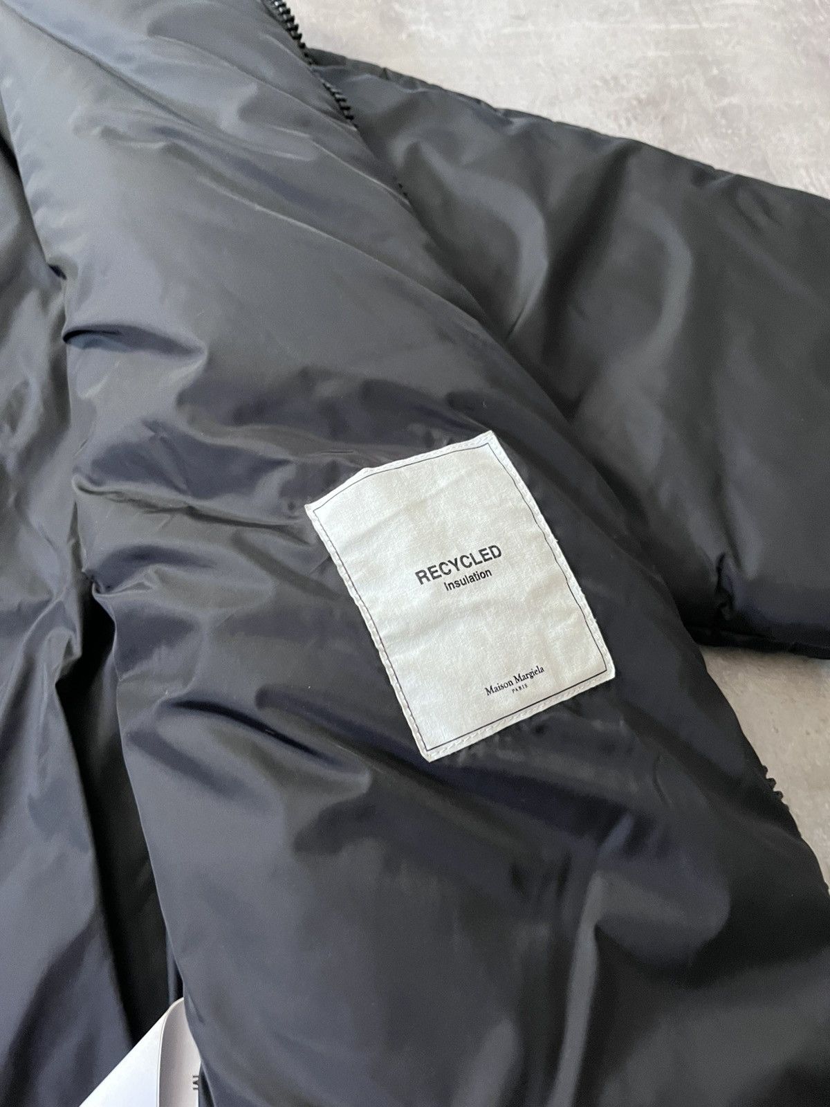 Maison Margiela Maison Margiela F/W 19 Recycled cropped padded jacket black Size US M / EU 48-50 / 2 - 17 Thumbnail