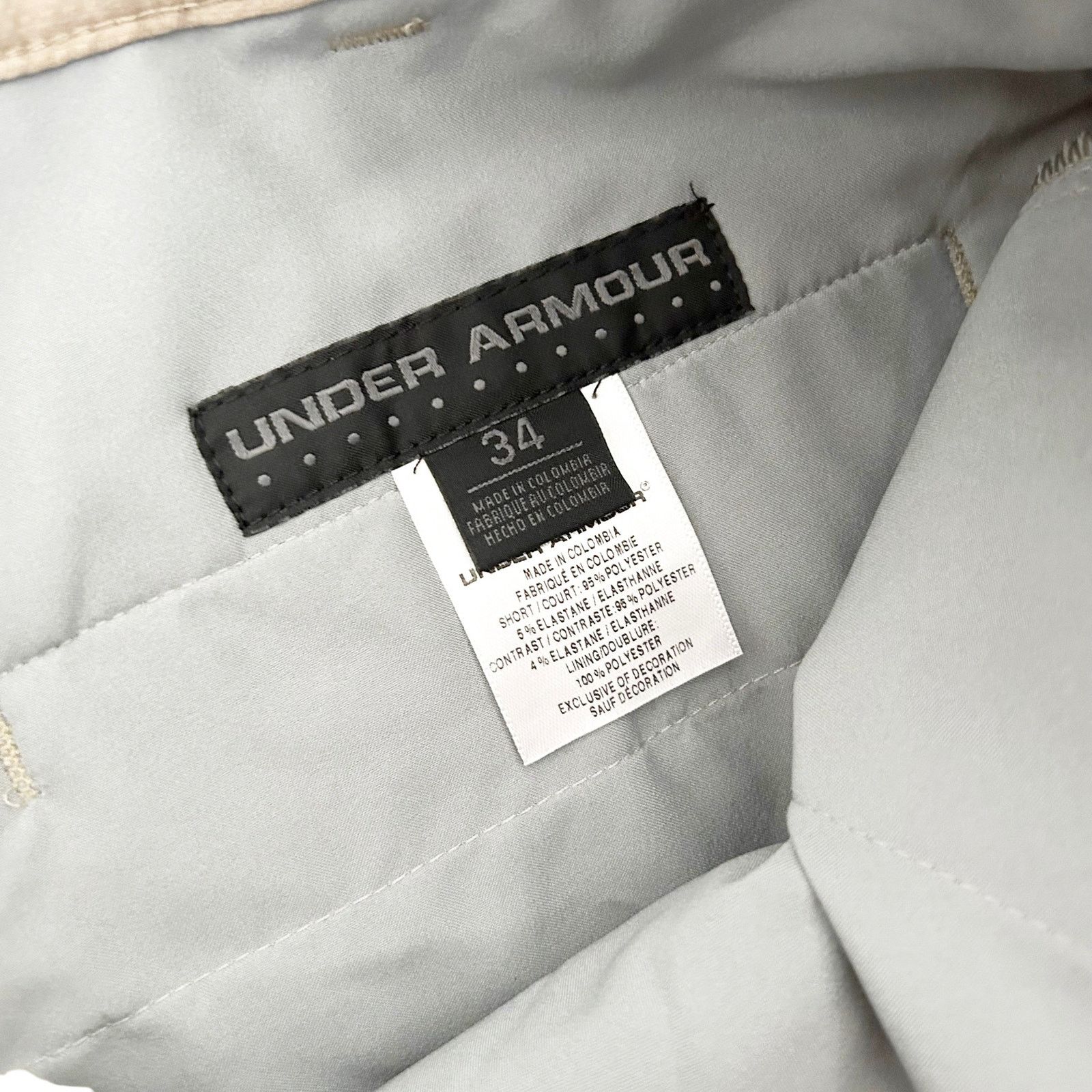 Under Armour Under Armour Tan Flat Front Shorts Sz 34 Size US 34 / EU 50 - 2 Thumbnail