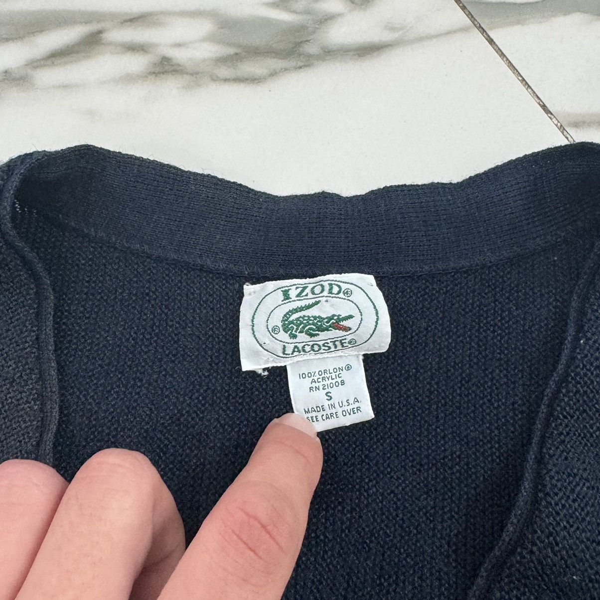 Lacoste × Vintage VINTAGE LACOSTE NAVY CARDIGAN! Size US M / EU 48-50 / 2 - 6 Thumbnail