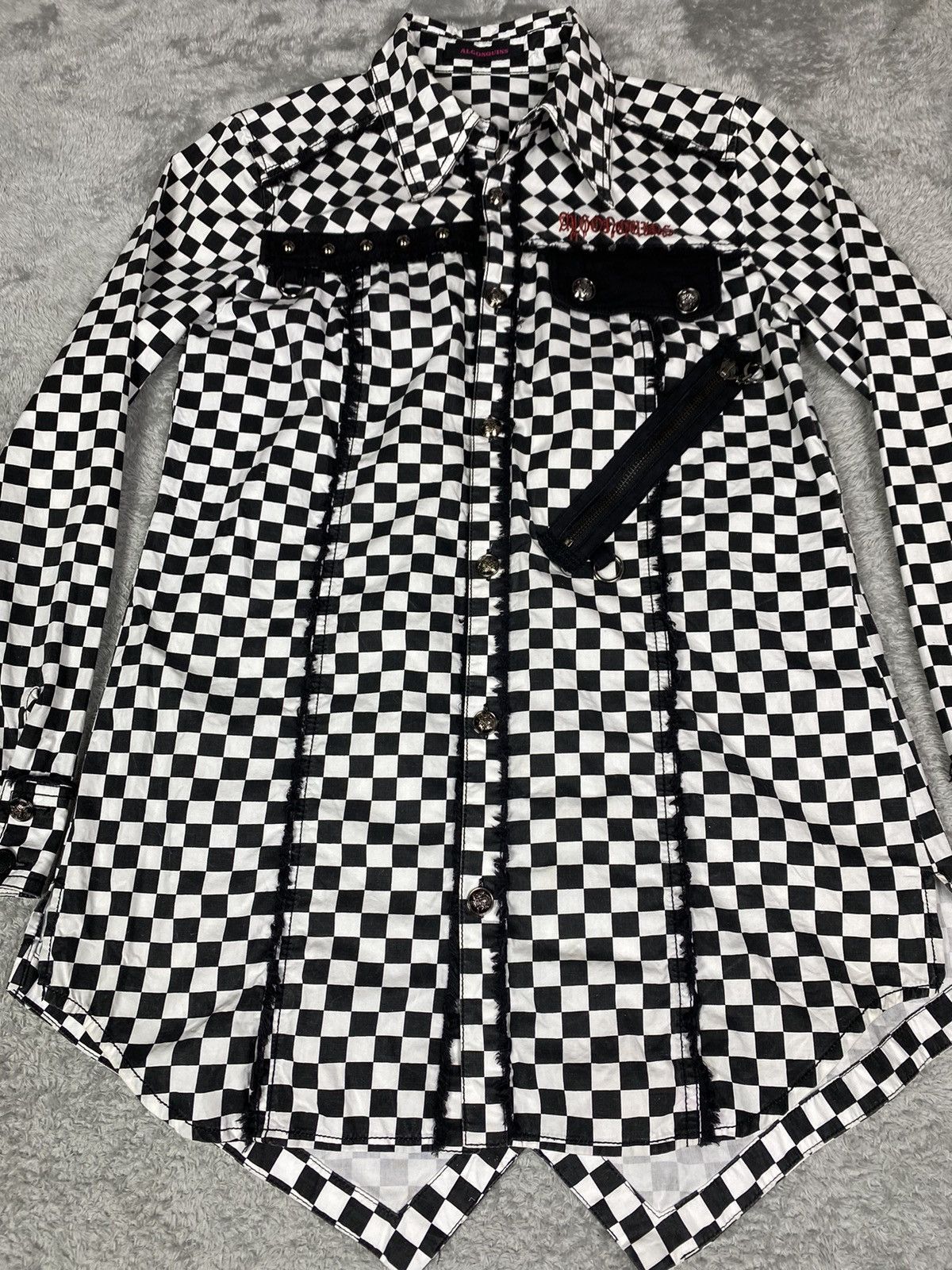 Le Grande Bleu (L.G.B.) Algonquins Checked Button Shirt Size M / US 6-8 / IT 42-44 - 3 Thumbnail