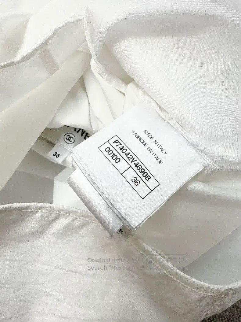 Other Chanel 23c white shorts full diamond logo waist seal diamo Size 24" / US 00 / IT 34 - 4 Thumbnail
