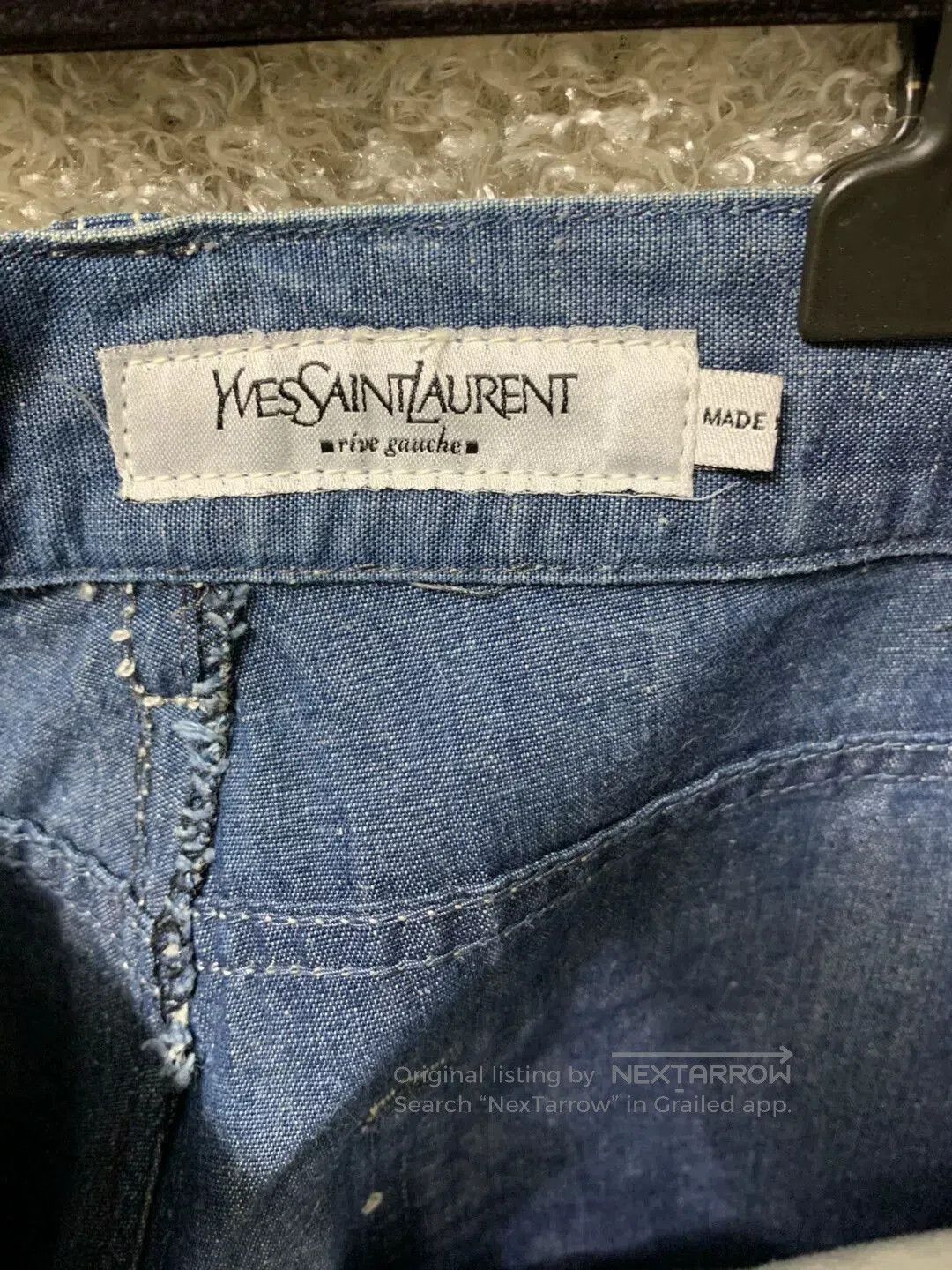 Yves Saint Laurent YSL Men's Wide. Size US 37 - 7 Thumbnail