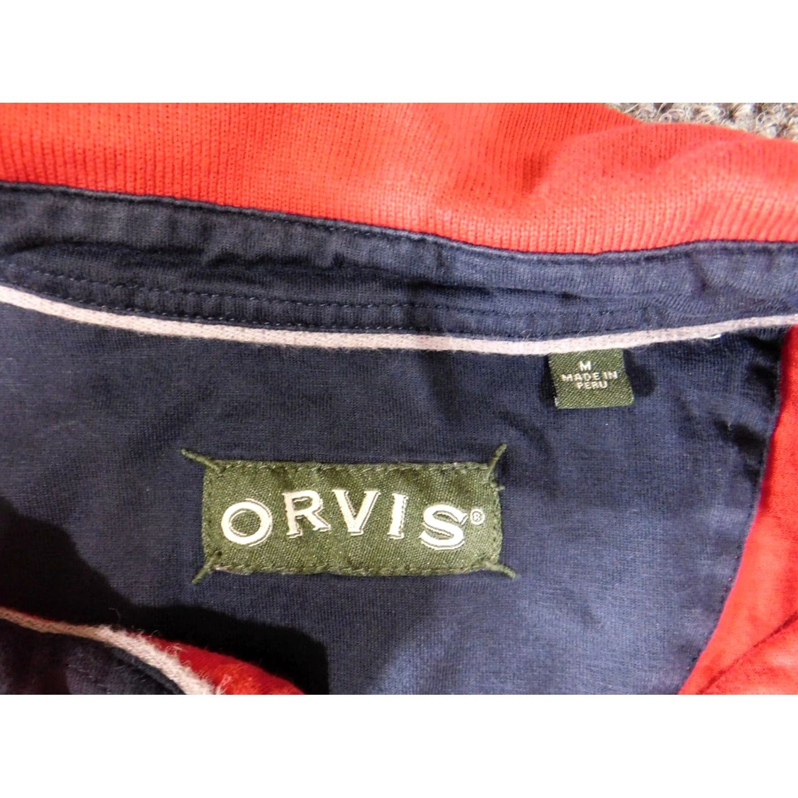 Orvis Orvis Polo Shirt Mens M Red Short Sleeve Button Collared Knit Cotton Logo Classic Casual Golf Size US M / EU 48-50 / 2 - 4 Thumbnail