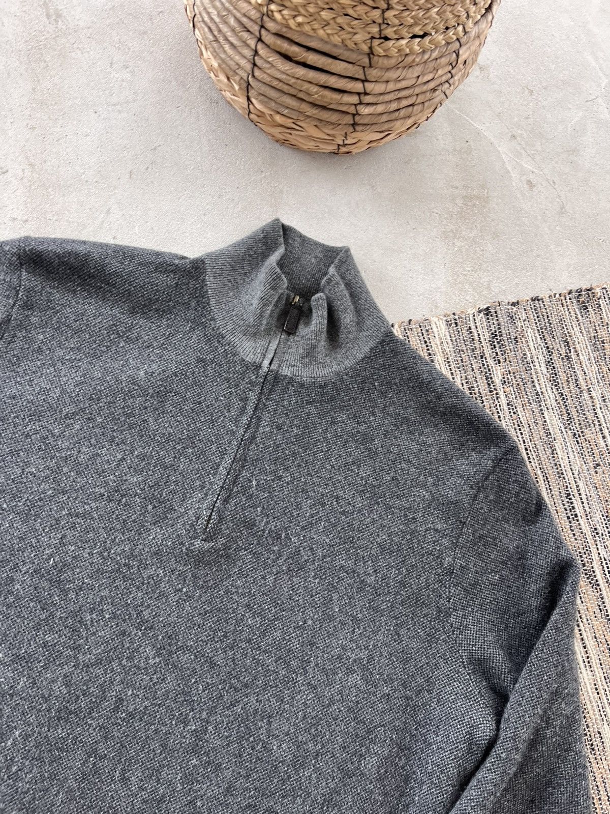 Polo Ralph Lauren Vintage Polo Ralph Lauren Grey Wool Zip Sweater Avantgarde Size US XXL / EU 58 / 5 - 5 Thumbnail