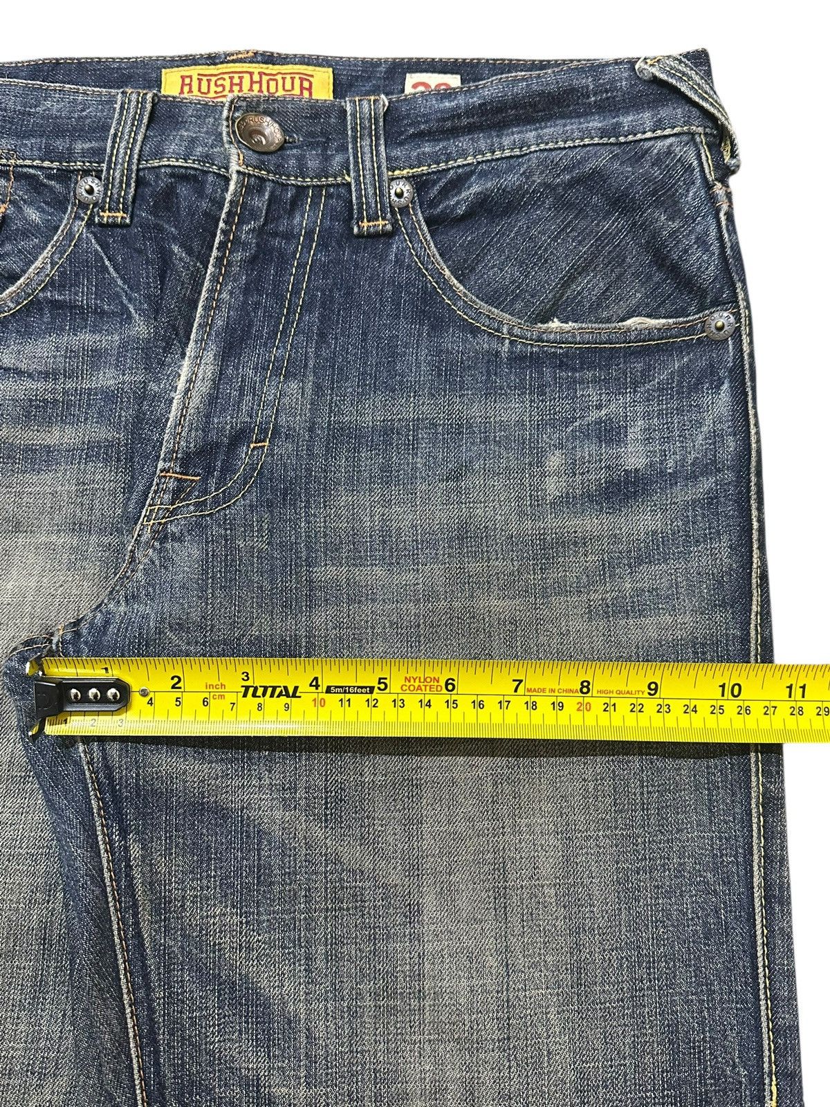 Japanese Brand Vintage Japanese Brand Blue Faded Wash Style Loose Jeans Size US 32 / EU 48 - 15 Thumbnail