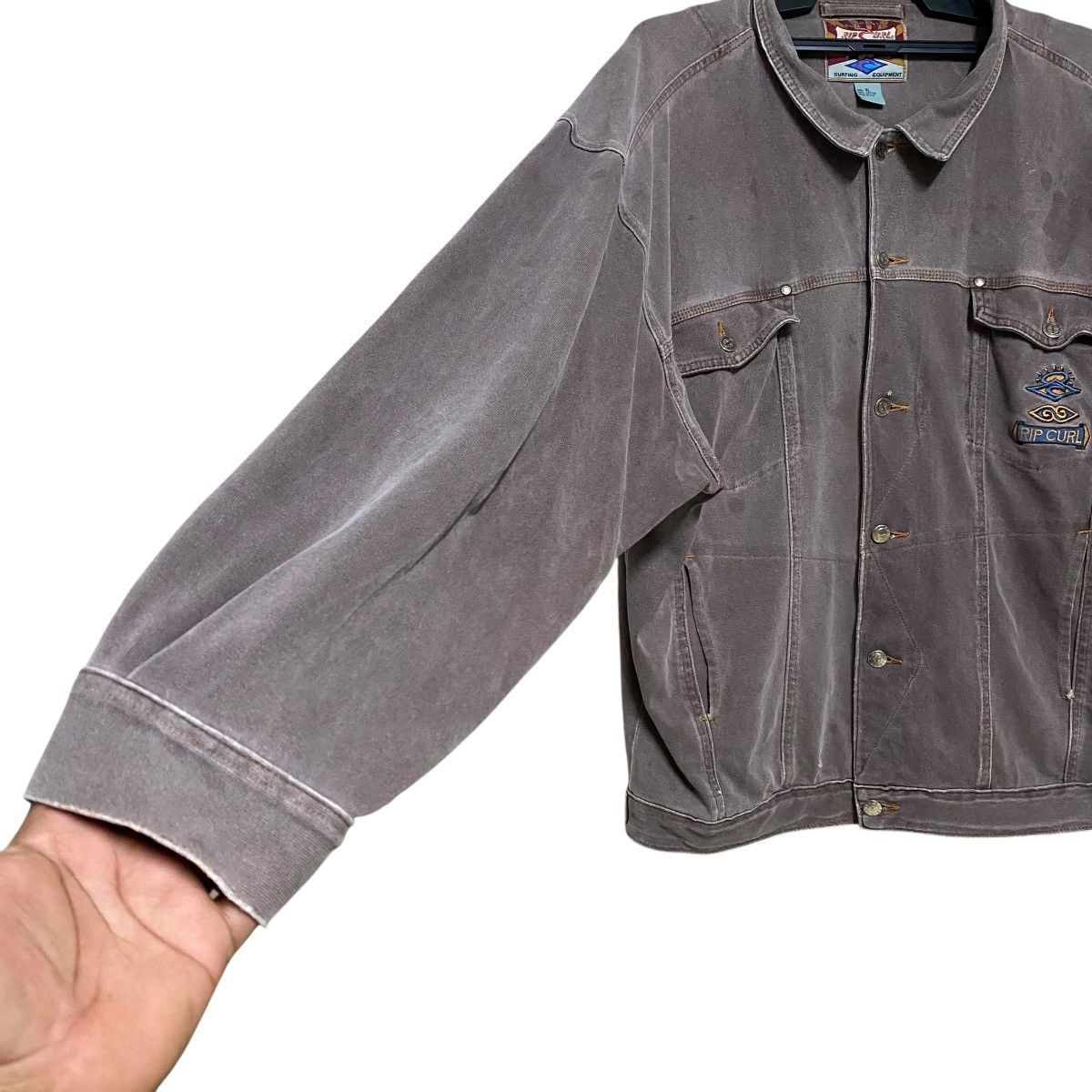 Rip Curl Vintage 90s Rip Curl Trucker Jacket Oversized Size US XL / EU 56 / 4 - 15 Thumbnail