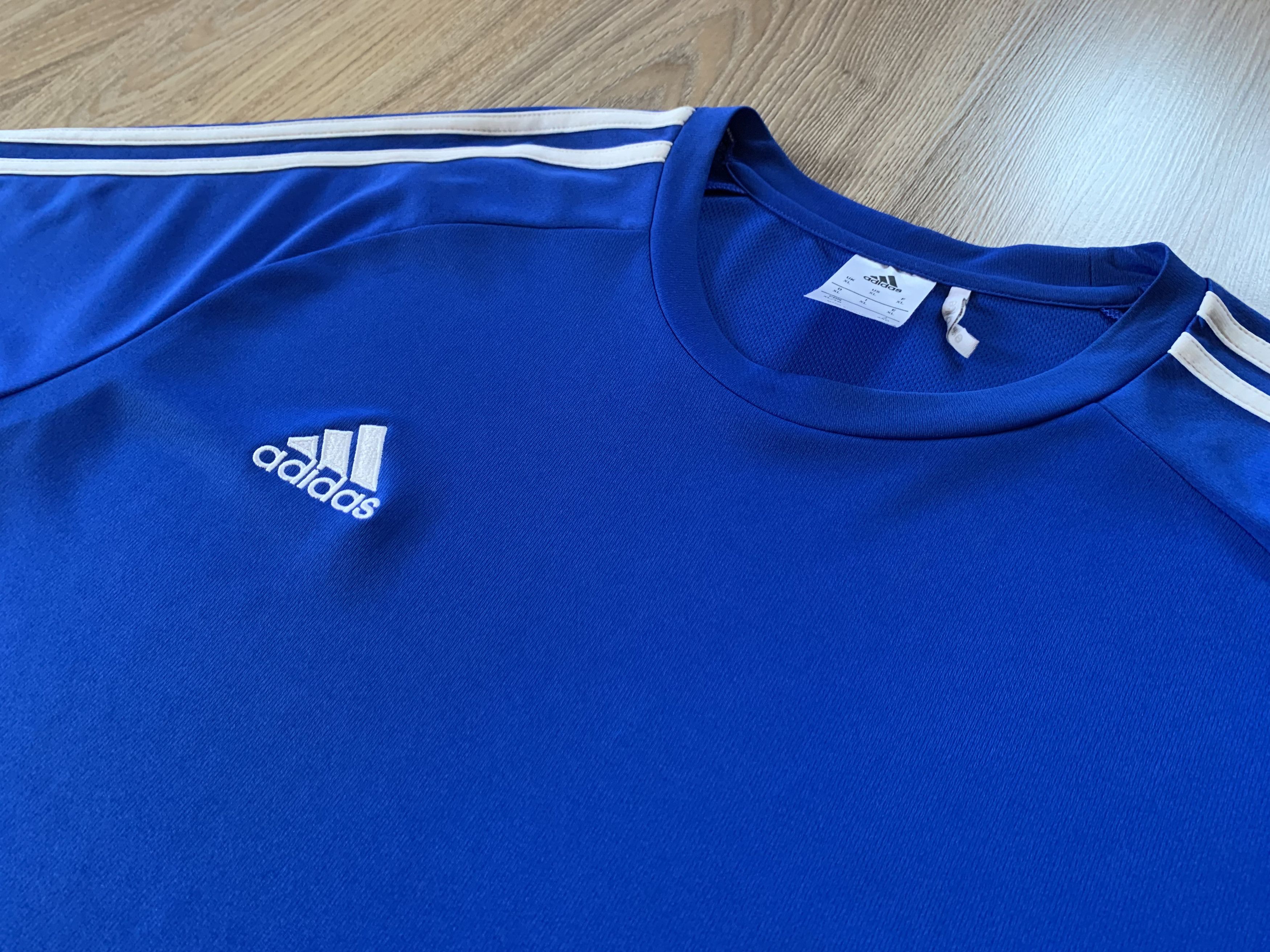Adidas Adidas Clima Lite Blue Training T-Shirt Size US XL / EU 56 / 4 - 5 Thumbnail