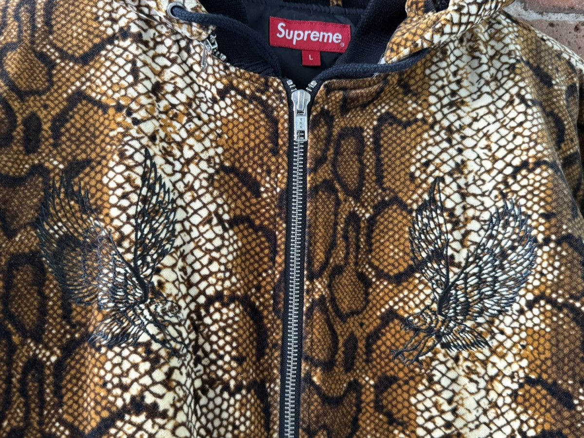 Supreme Supreme Velvet Hooded Bomber FW14 Large Size US L / EU 52-54 / 3 - 3 Thumbnail