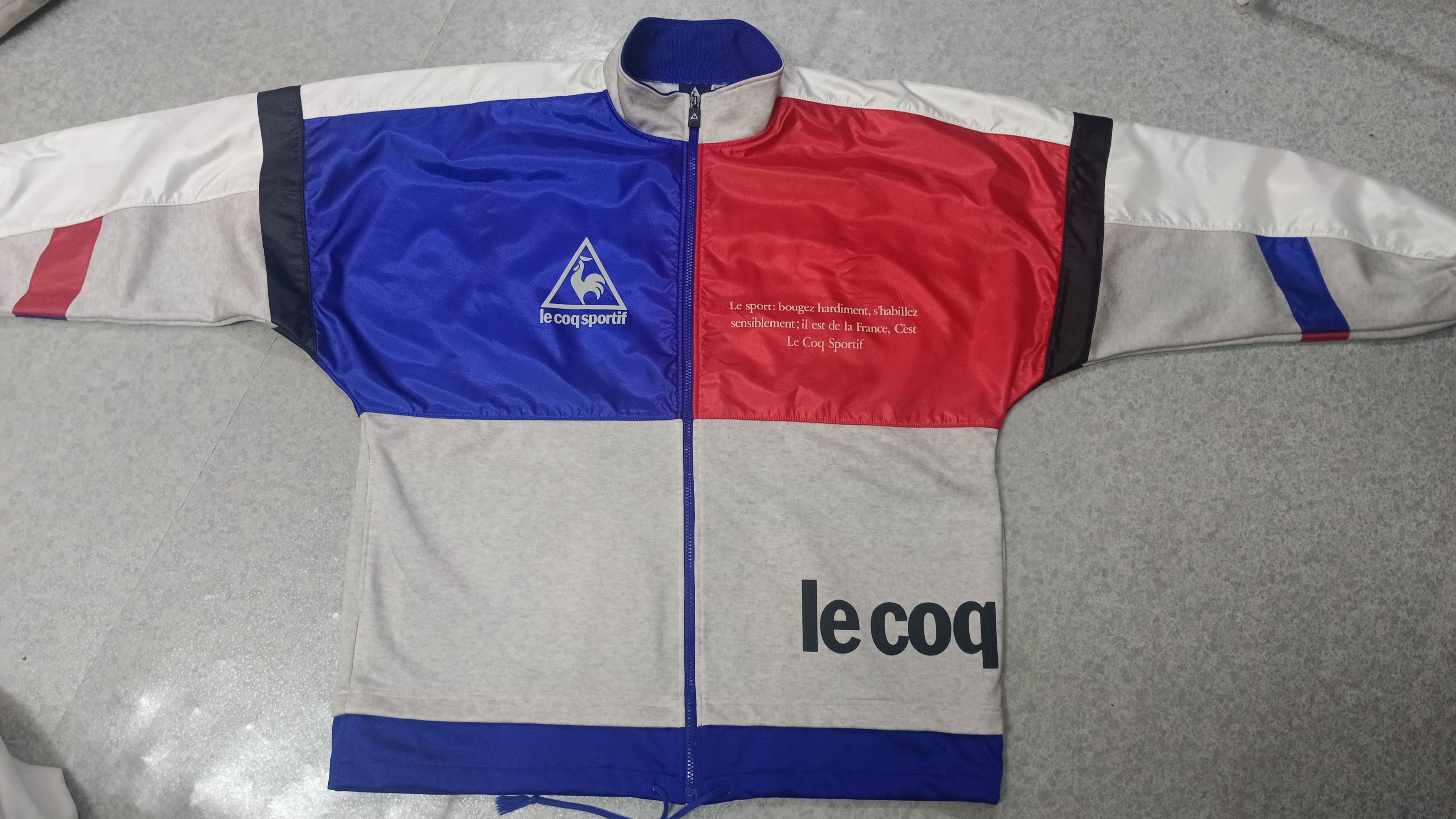 Le Coq Sportif Vintage Le Coq Sportif Sweater Jacket Size US XL / EU 56 / 4 - 3 Thumbnail