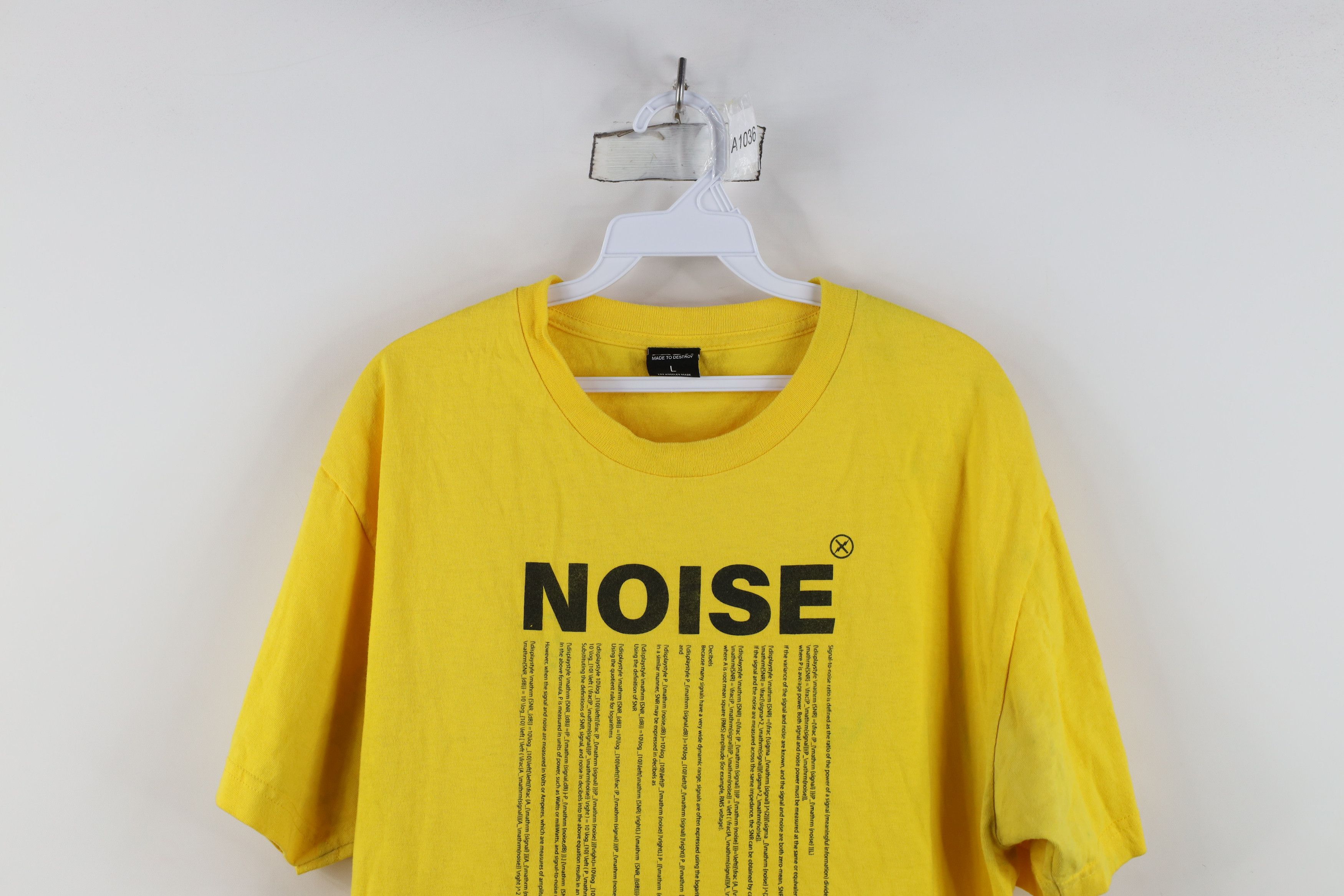 Vintage Vintage 90s Y2K Fact Made To Destroy Noise T-Shirt USA Size US L / EU 52-54 / 3 - 2 Thumbnail