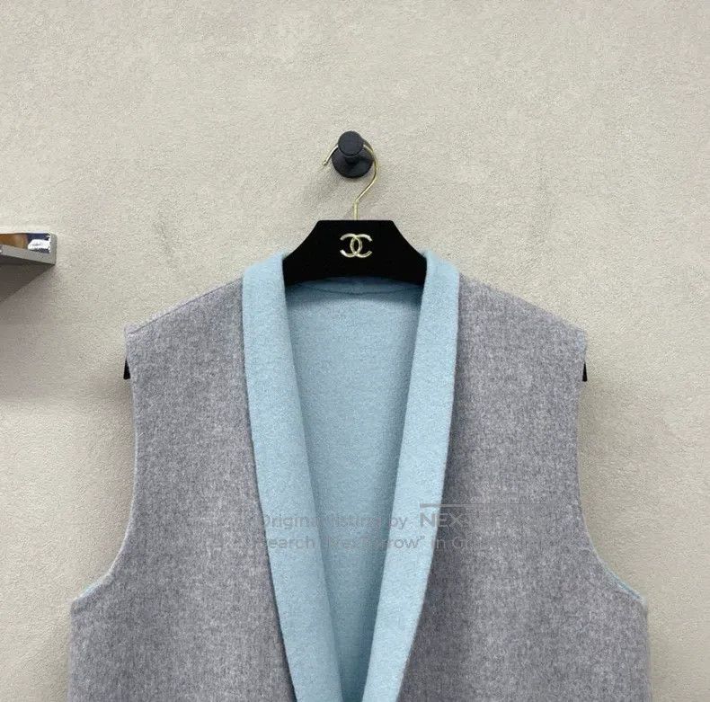 Max Mara Max Mara Gray Long Vest Size S / US 4 / IT 40 - 2 Thumbnail