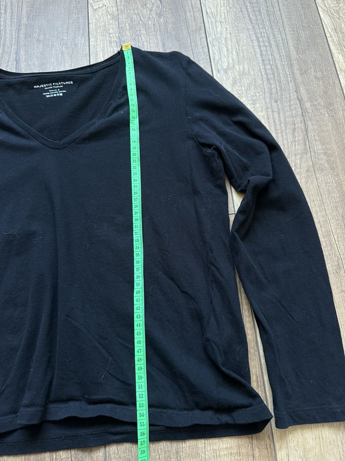 MAJESTIC FILATURES Majestic Filatures Taille 3 M black long sleeve Size M / US 6-8 / IT 42-44 - 3 Thumbnail