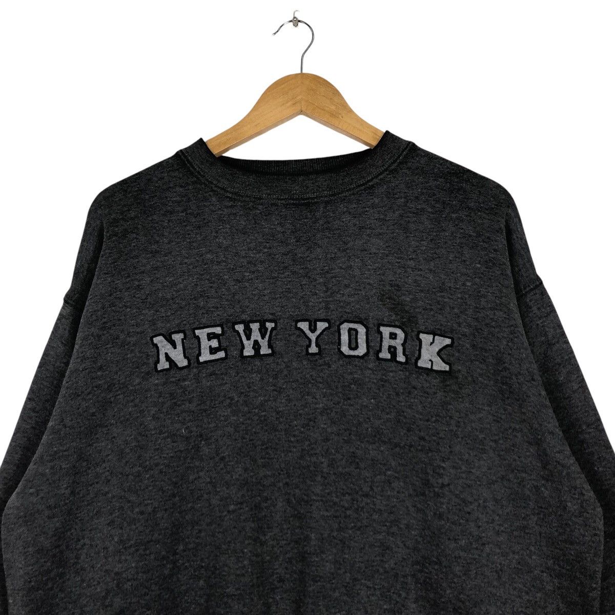 Vintage New York Spell Out Sweatshirt Large Size Sreetwear Size US L / EU 52-54 / 3 - 2 Thumbnail